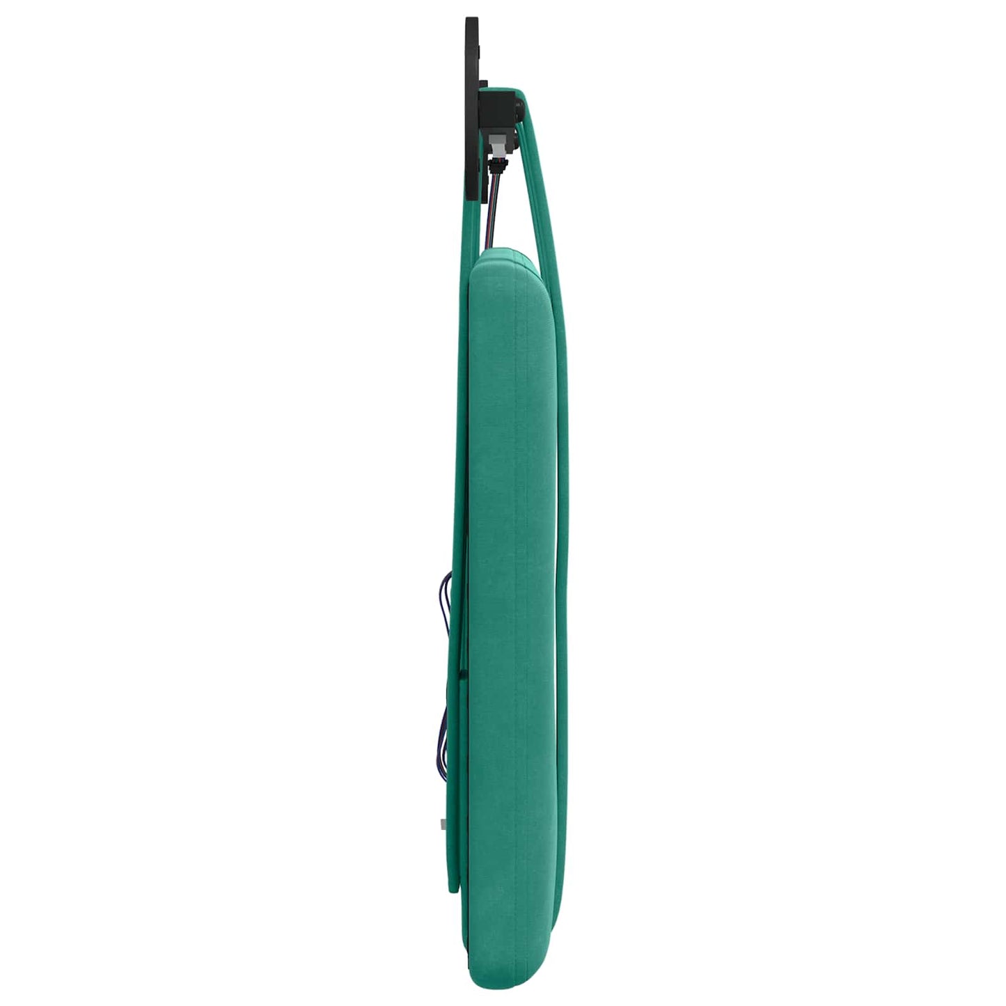 Hangend hoofdbord Met LED-verlichting Turquoise Fluweel is nu te koop bij PeponiXL, paradijselijk wonen!