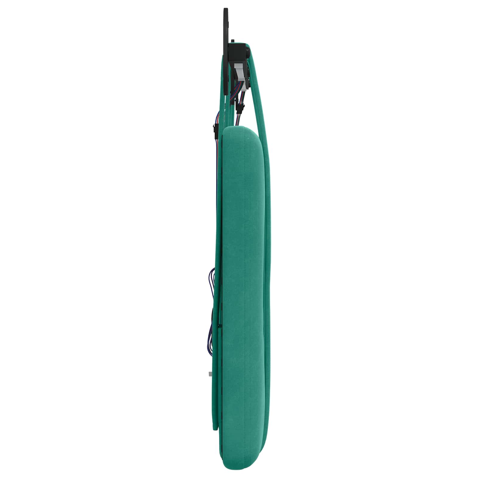Hangend hoofdbord Met LED-verlichting Turquoise Fluweel is nu te koop bij PeponiXL, paradijselijk wonen!