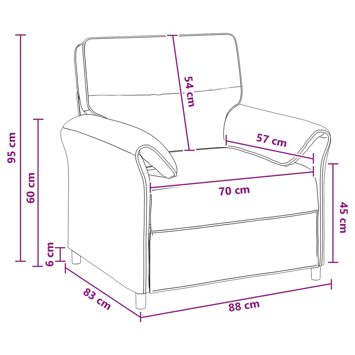 Bank 100% polyester metalen frame MDF, Multiplex is nu te koop bij PeponiXL, paradijselijk wonen!