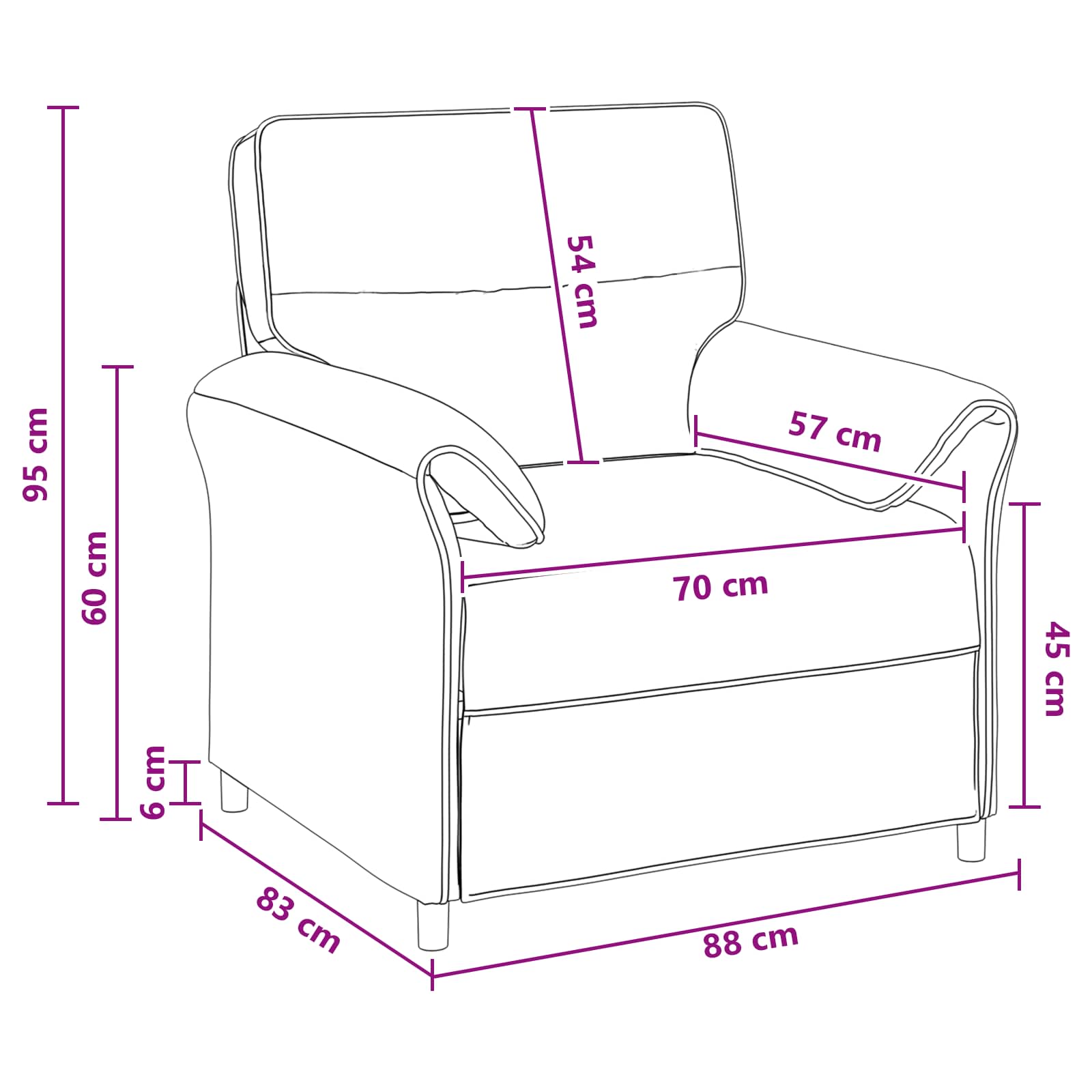 Bank 100% polyester metalen frame MDF, Multiplex is nu te koop bij PeponiXL, paradijselijk wonen!