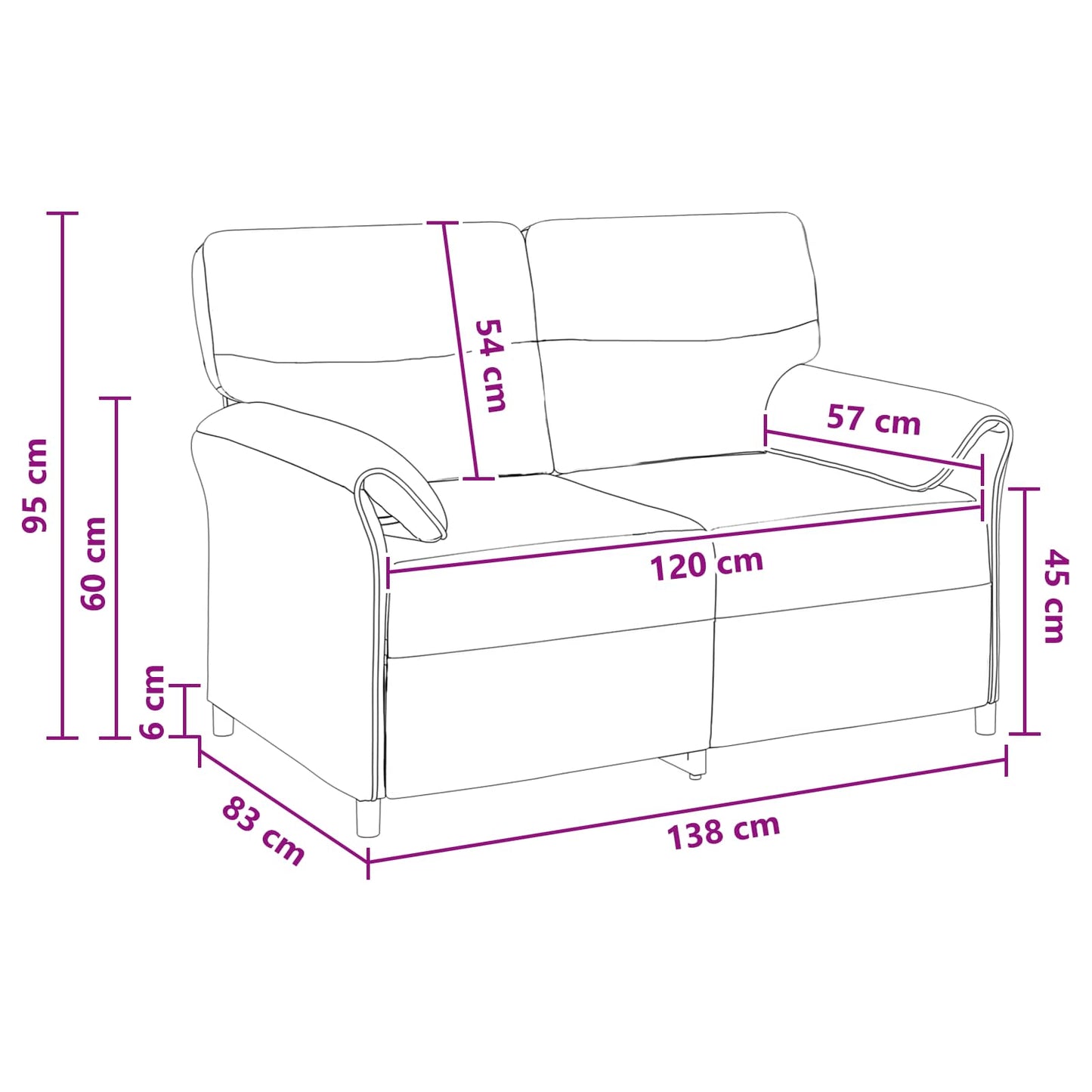 Bank 100% polyester metalen frame MDF, Multiplex is nu te koop bij PeponiXL, paradijselijk wonen!