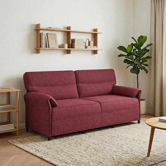 Bank 100% polyester metalen frame MDF, Multiplex is nu te koop bij PeponiXL, paradijselijk wonen!