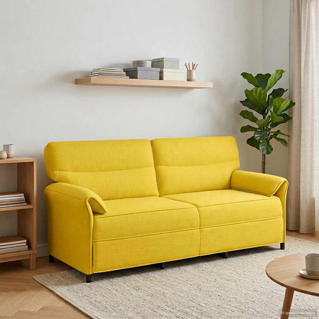 Bank 100% polyester metalen frame MDF, Multiplex is nu te koop bij PeponiXL, paradijselijk wonen!
