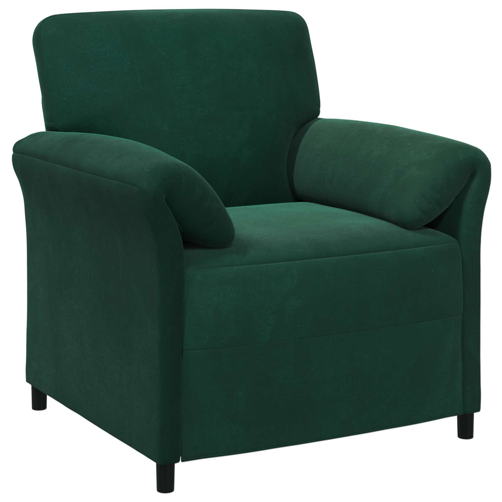1-Zits Bank Donkergroen 88 x 83 x 95 cm Fluweel is nu te koop bij PeponiXL, paradijselijk wonen!