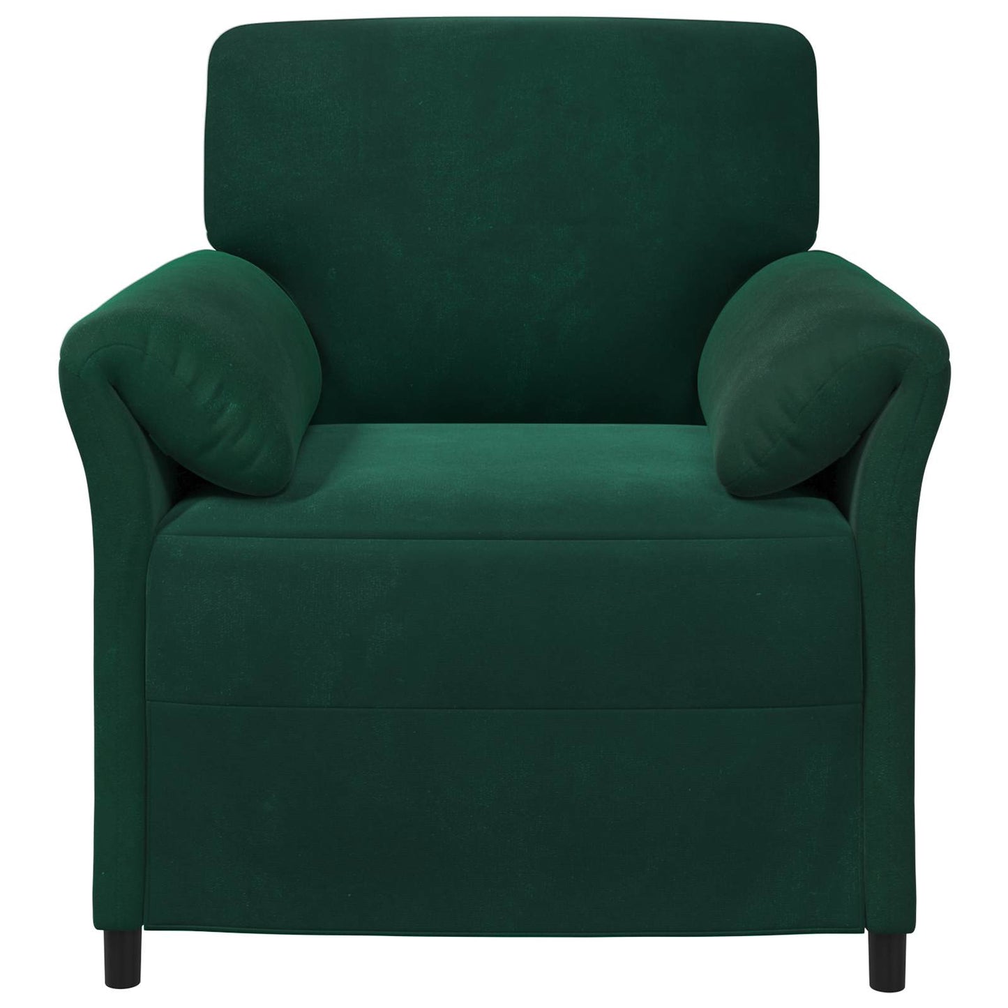 1-Zits Bank Donkergroen 88 x 83 x 95 cm Fluweel is nu te koop bij PeponiXL, paradijselijk wonen!