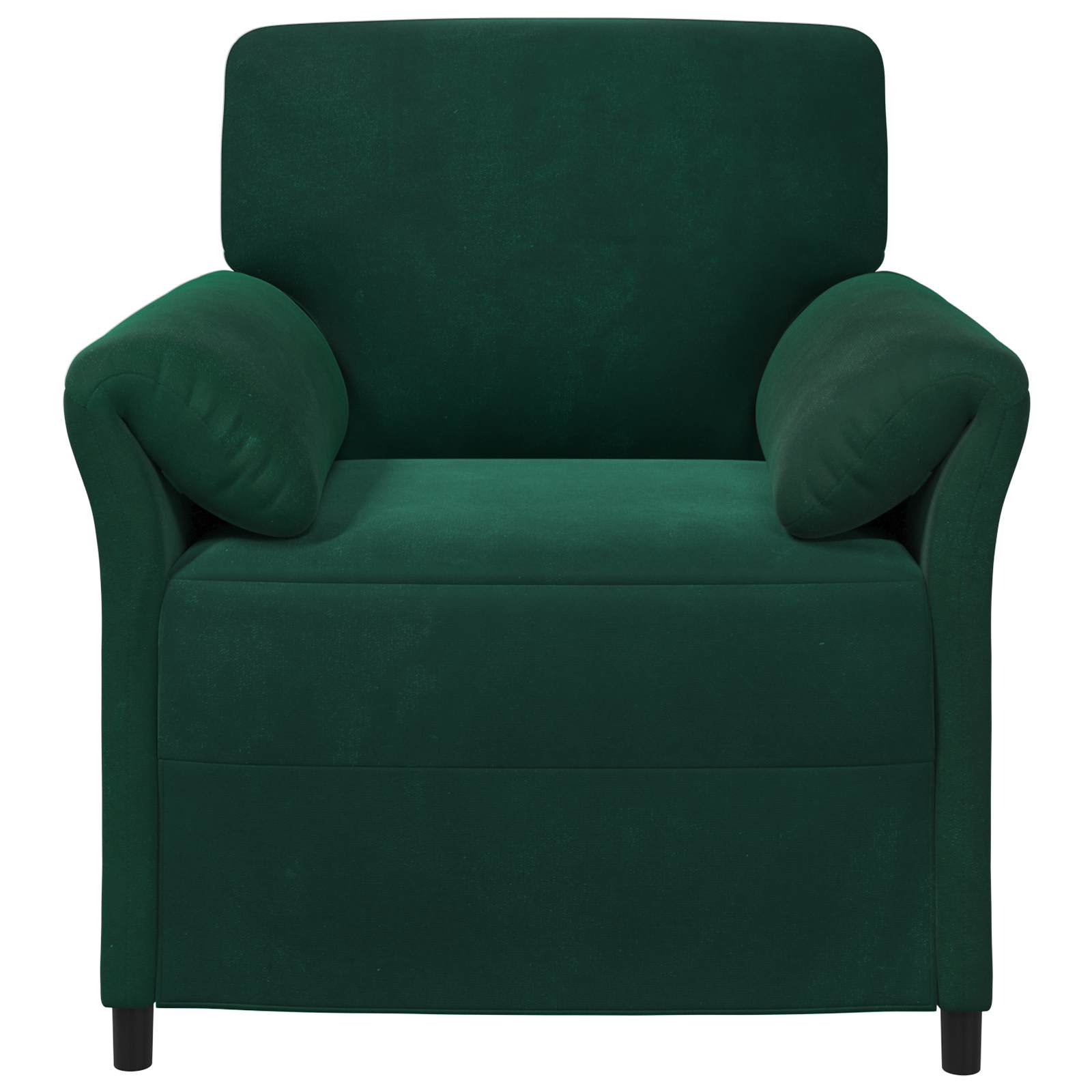 1-Zits Bank Donkergroen 88 x 83 x 95 cm Fluweel is nu te koop bij PeponiXL, paradijselijk wonen!