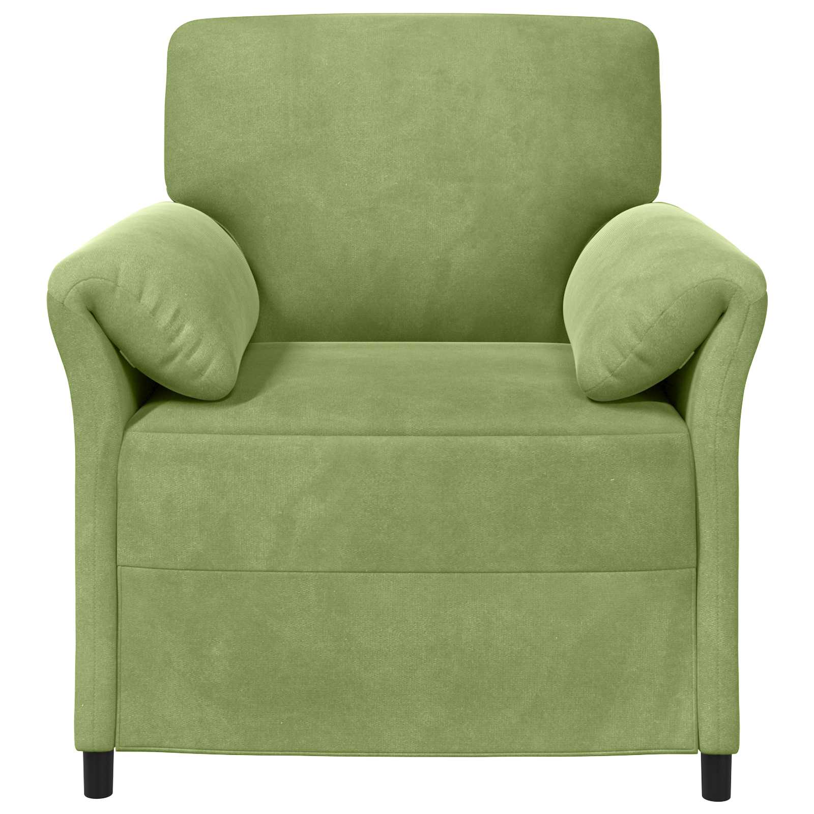 1-Zits Bank Lichtgroen 88 x 83 x 95 cm Fluweel is nu te koop bij PeponiXL, paradijselijk wonen!