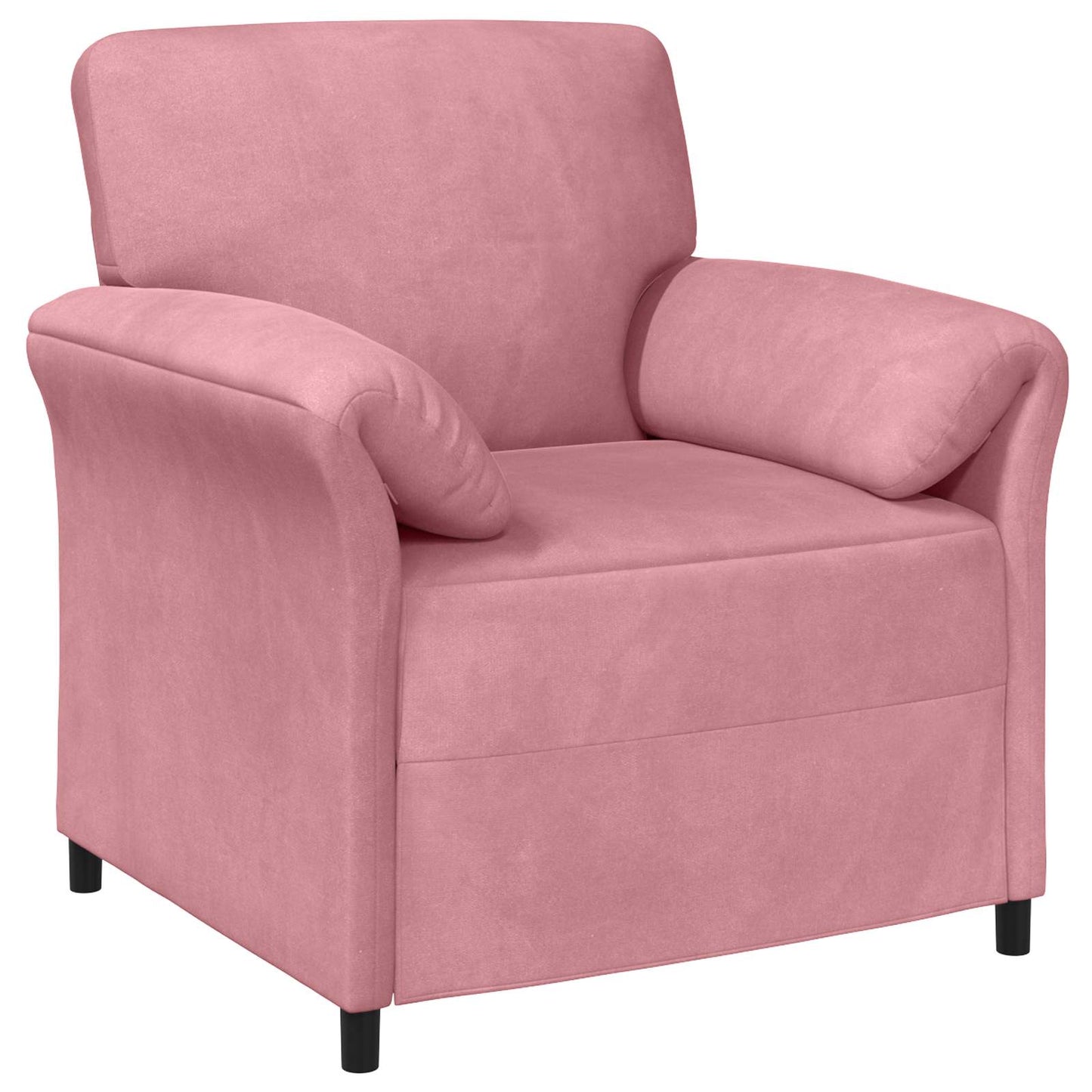 1-Zits Bank Roze 88 x 83 x 95 cm Fluweel is nu te koop bij PeponiXL, paradijselijk wonen!