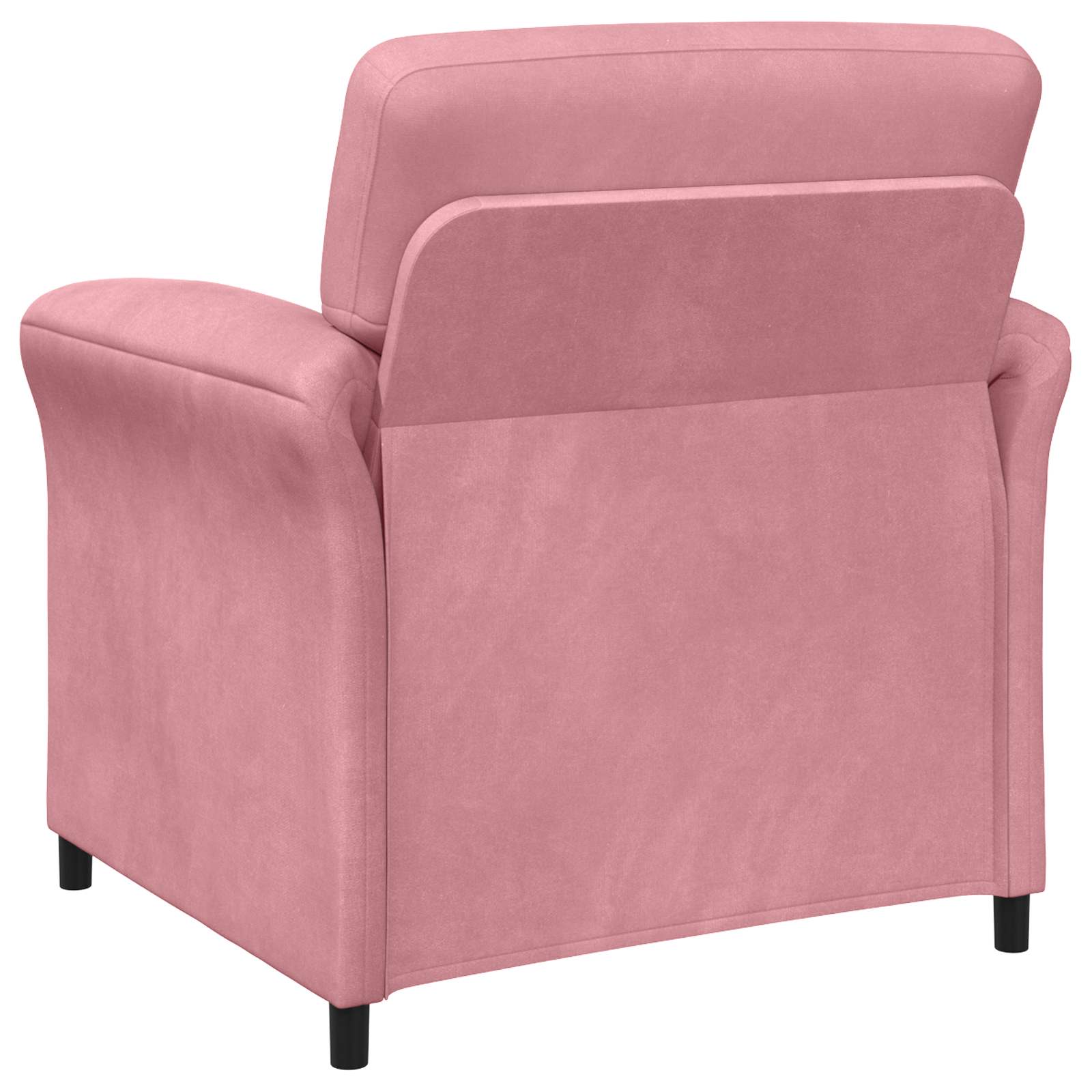 1-Zits Bank Roze 88 x 83 x 95 cm Fluweel is nu te koop bij PeponiXL, paradijselijk wonen!