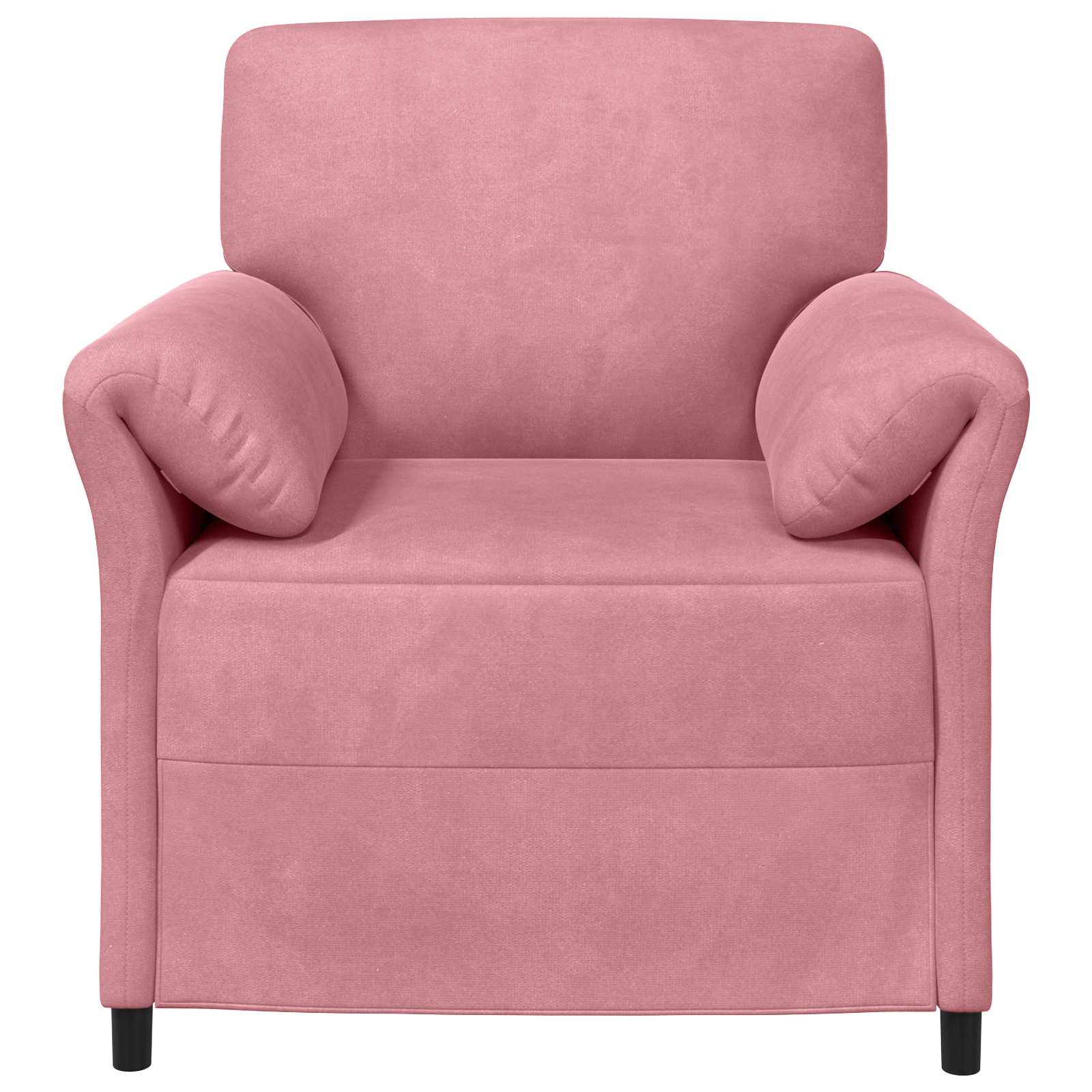 1-Zits Bank Roze 88 x 83 x 95 cm Fluweel is nu te koop bij PeponiXL, paradijselijk wonen!