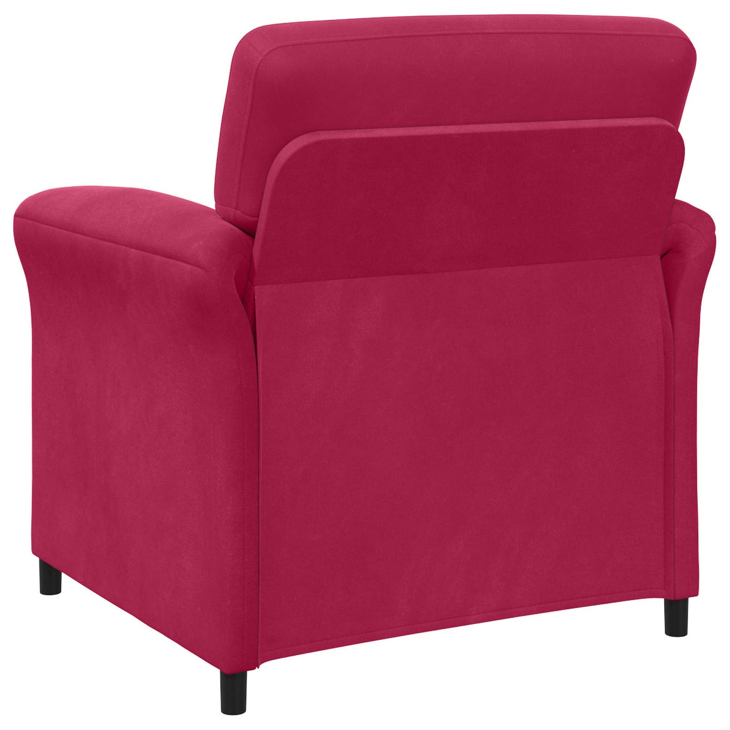 1-Zits Bank Wijnrood 88 x 83 x 95 cm Fluweel is nu te koop bij PeponiXL, paradijselijk wonen!