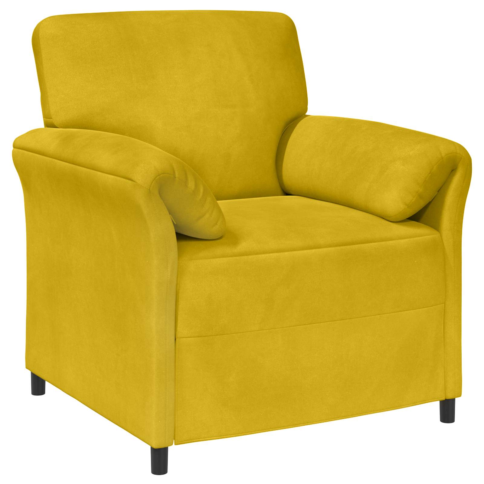 1-Zits Bank Geel 88 x 83 x 95 cm Fluweel is nu te koop bij PeponiXL, paradijselijk wonen!
