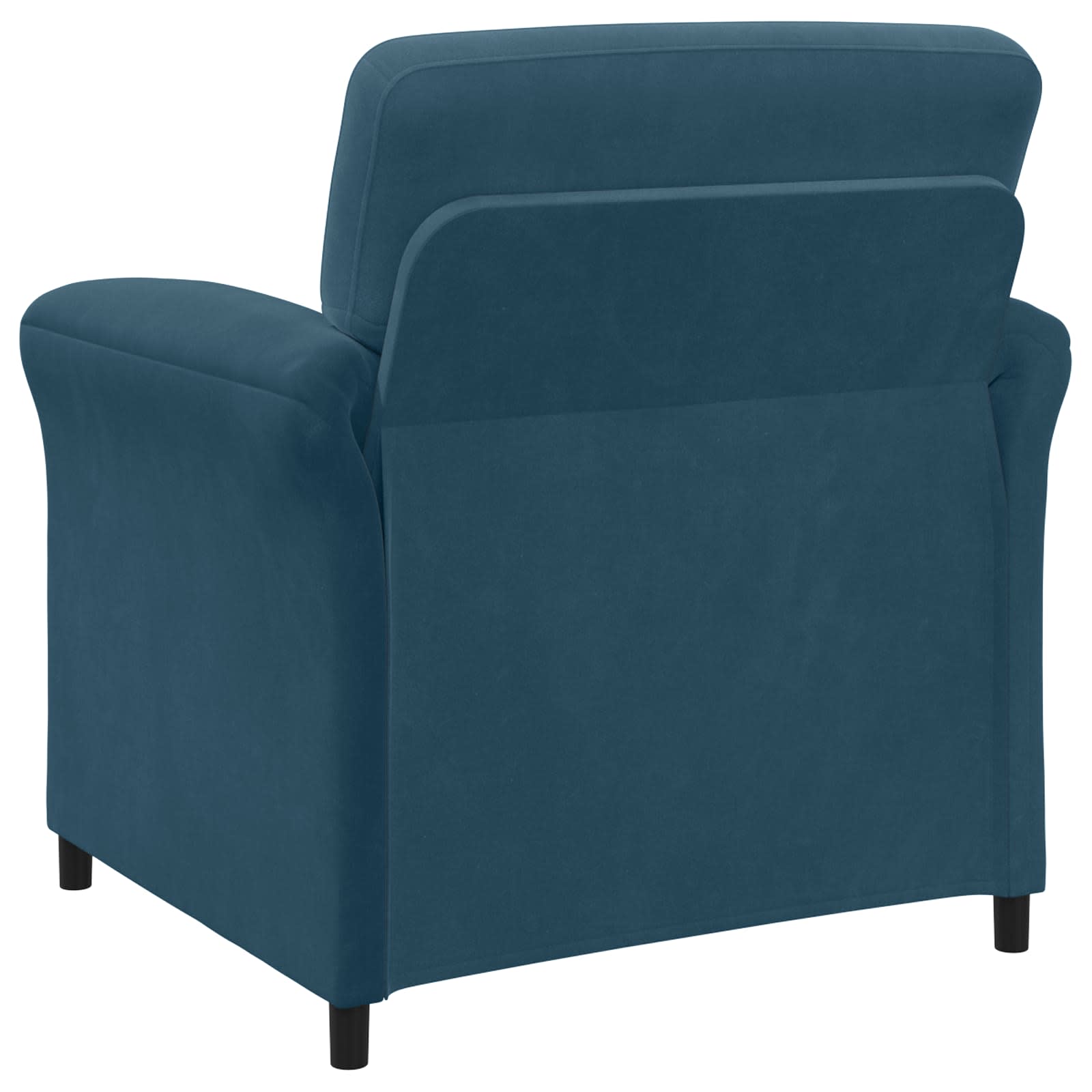 1-Zits Bank Blauw 88 x 83 x 95 cm Fluweel is nu te koop bij PeponiXL, paradijselijk wonen!