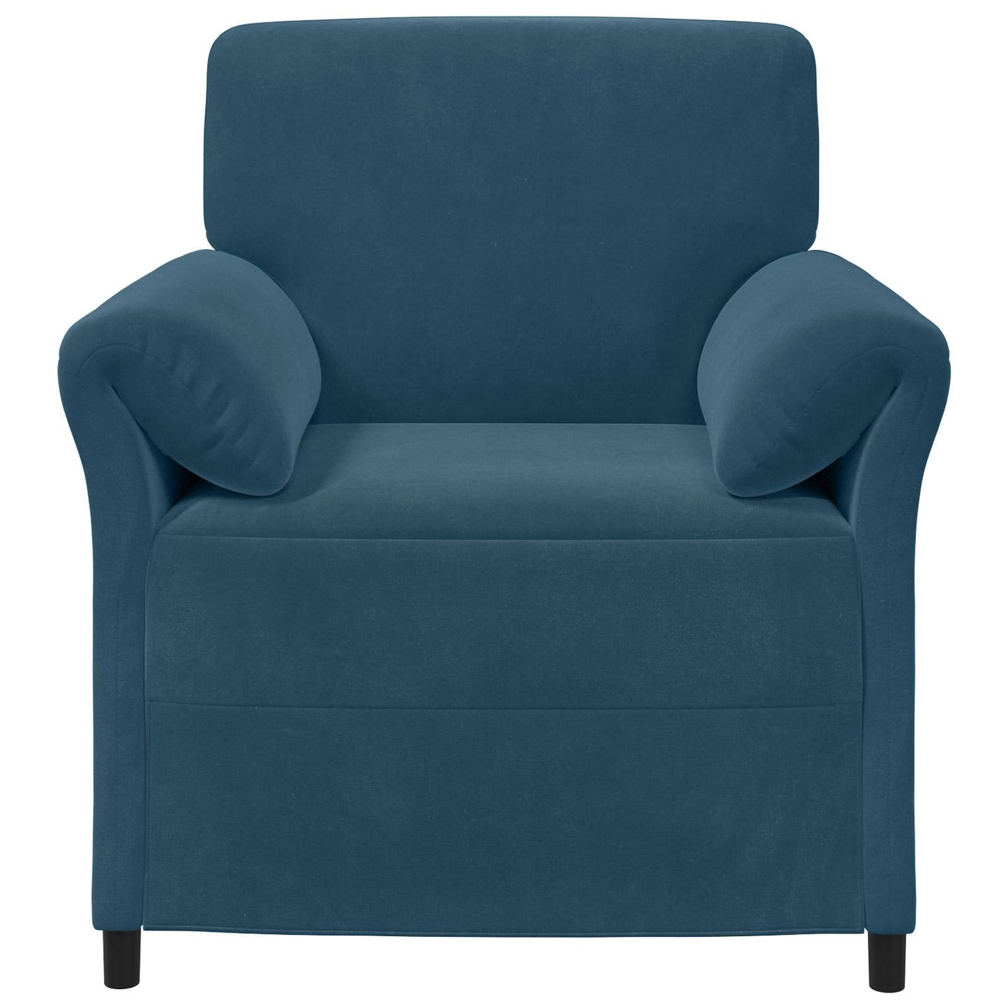 1-Zits Bank Blauw 88 x 83 x 95 cm Fluweel is nu te koop bij PeponiXL, paradijselijk wonen!