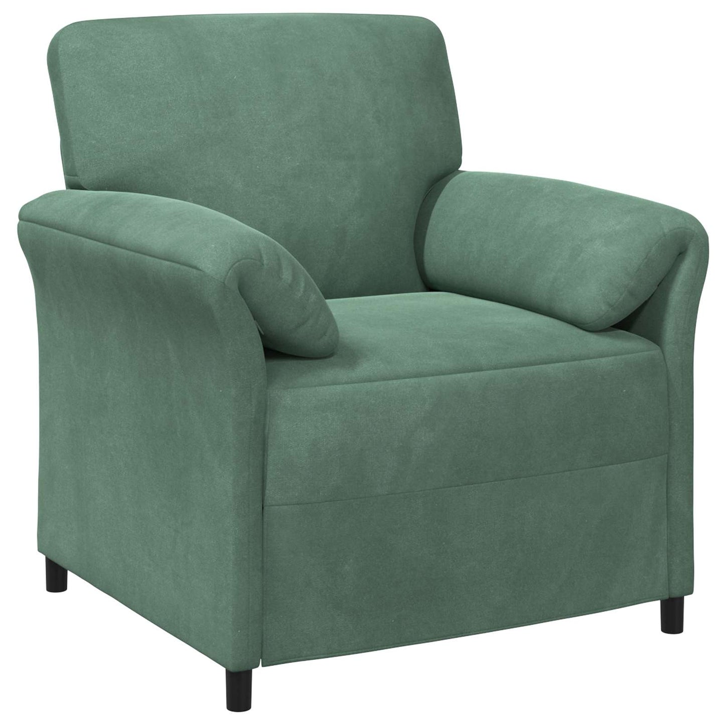 1-Zits Bank Zeegroen 88 x 83 x 95 cm Fluweel is nu te koop bij PeponiXL, paradijselijk wonen!
