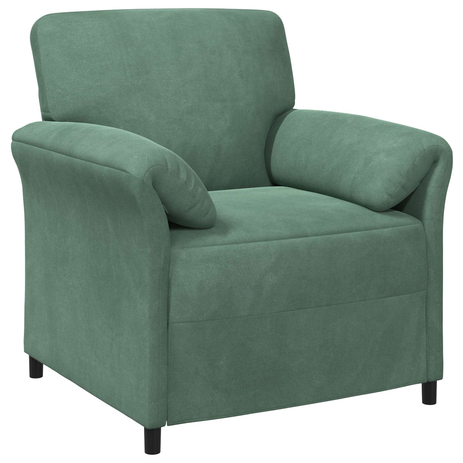1-Zits Bank Zeegroen 88 x 83 x 95 cm Fluweel is nu te koop bij PeponiXL, paradijselijk wonen!