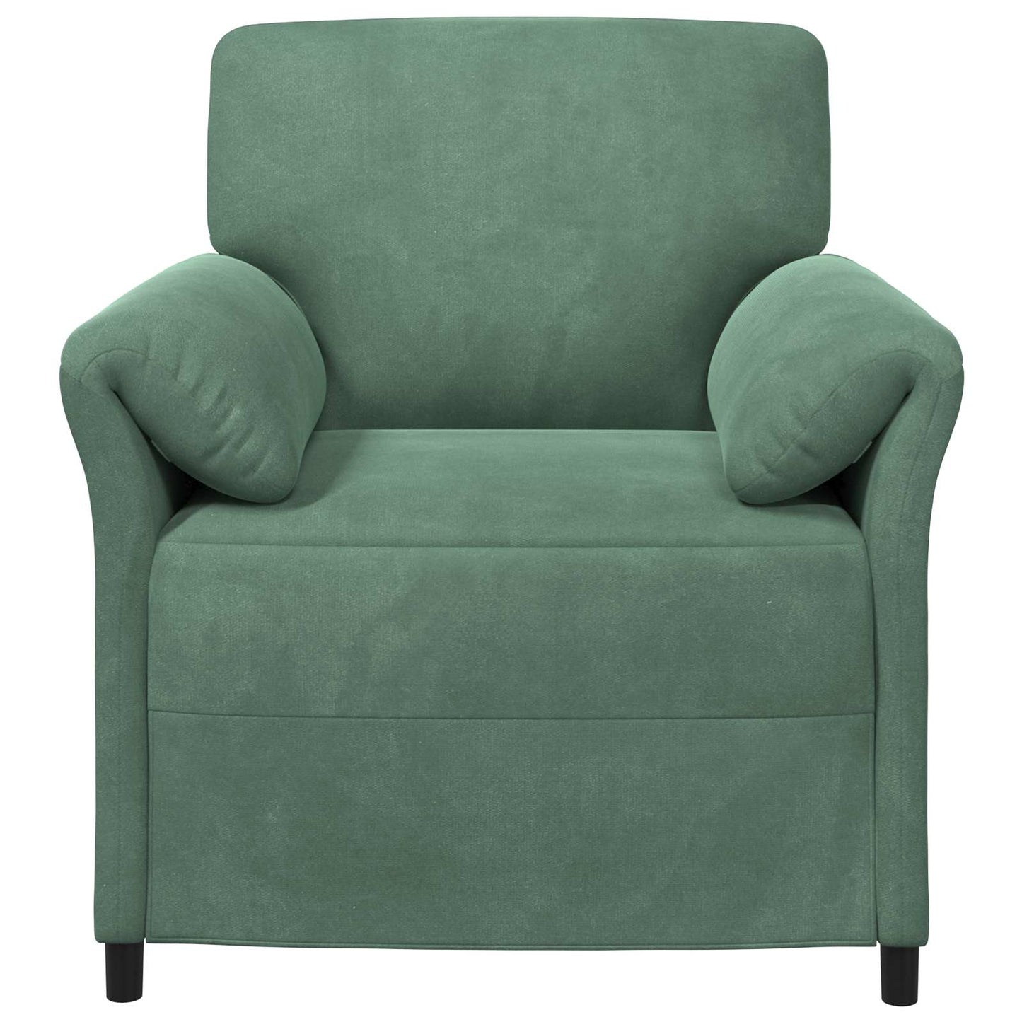 1-Zits Bank Zeegroen 88 x 83 x 95 cm Fluweel is nu te koop bij PeponiXL, paradijselijk wonen!