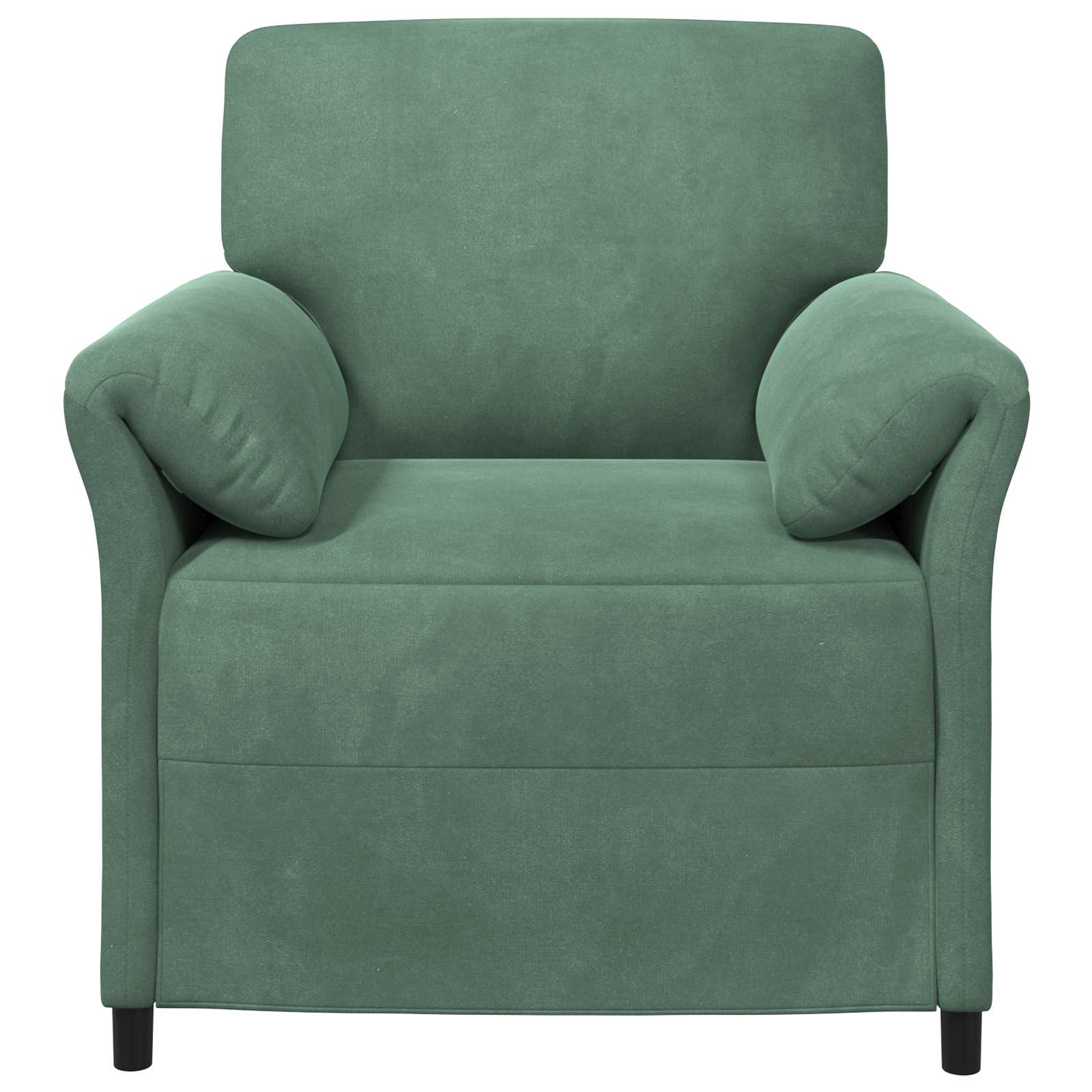 1-Zits Bank Zeegroen 88 x 83 x 95 cm Fluweel is nu te koop bij PeponiXL, paradijselijk wonen!