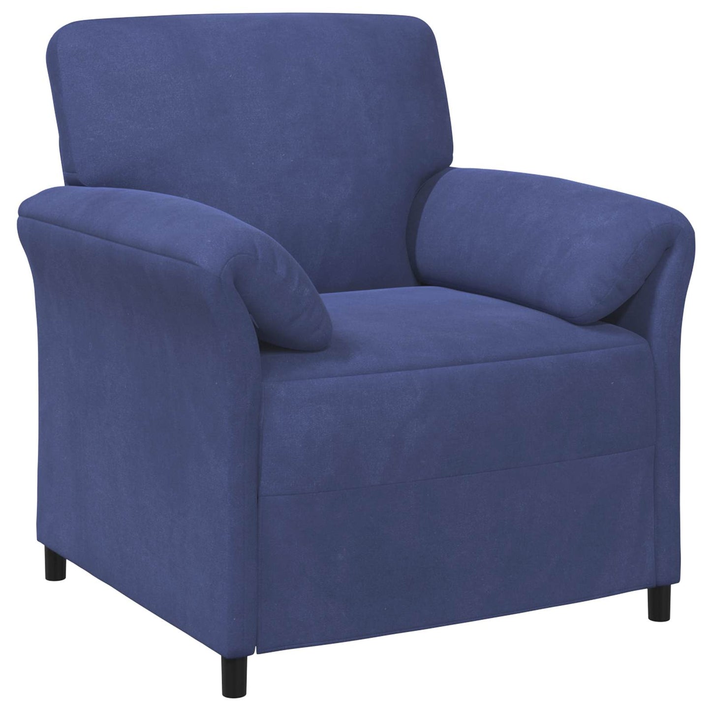 1-Zits Bank Politieblauw 88 x 83 x 95 cm Fluweel is nu te koop bij PeponiXL, paradijselijk wonen!