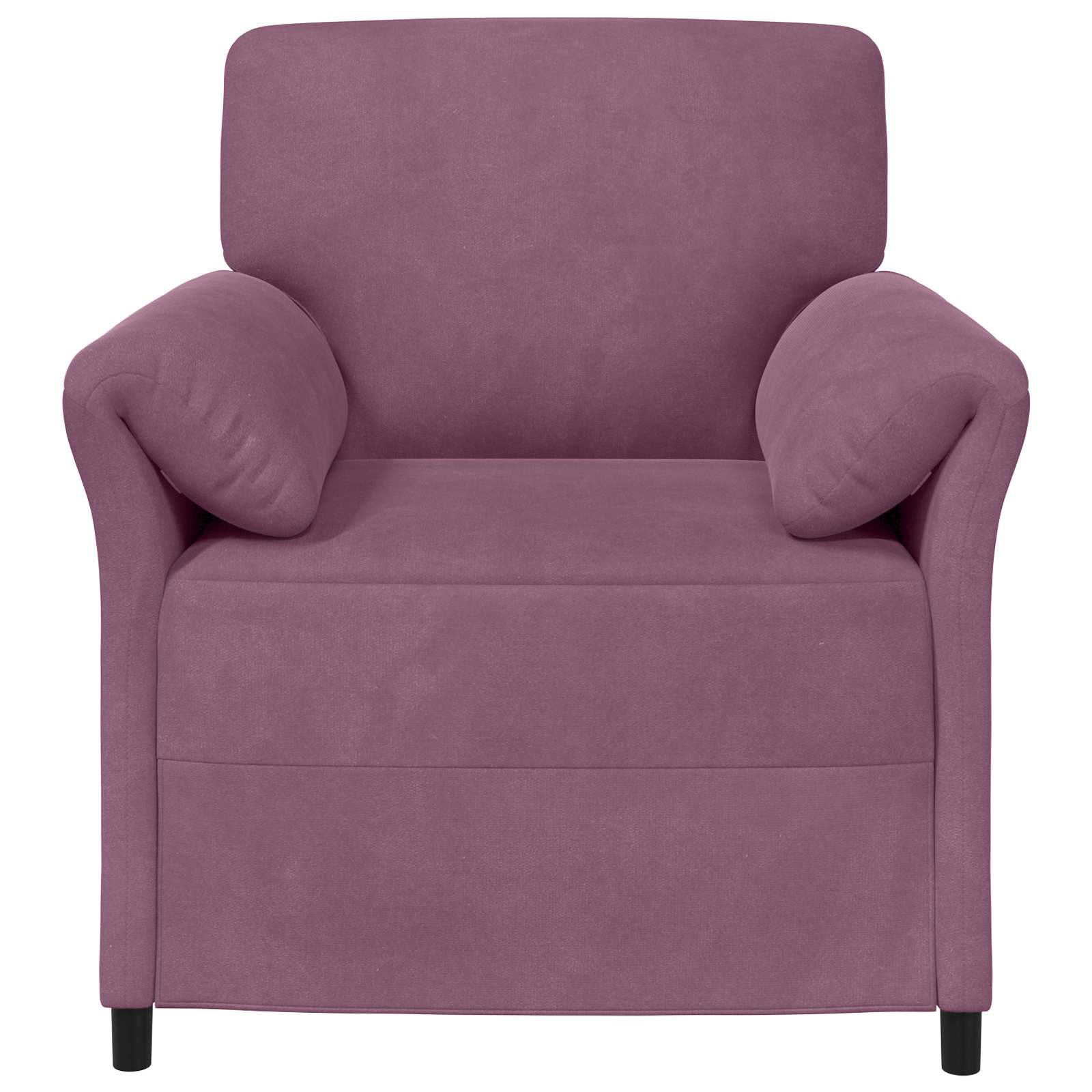 1-Zits Bank Paars 88 x 83 x 95 cm Fluweel is nu te koop bij PeponiXL, paradijselijk wonen!