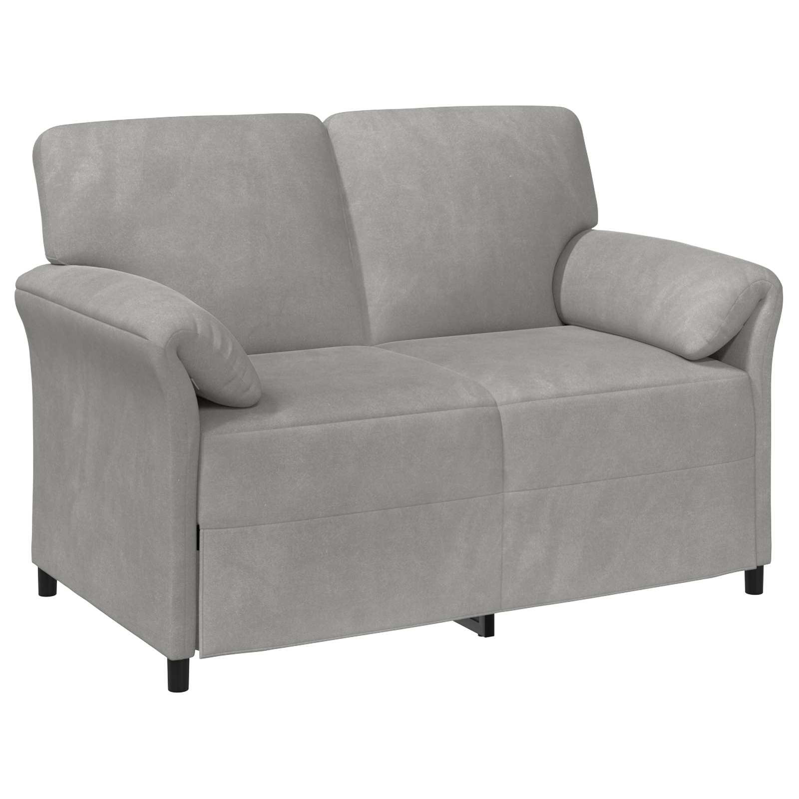 2-Zits Sofa Lichtgrijs 138 x 83 x 95 cm Fluweel is nu te koop bij PeponiXL, paradijselijk wonen!