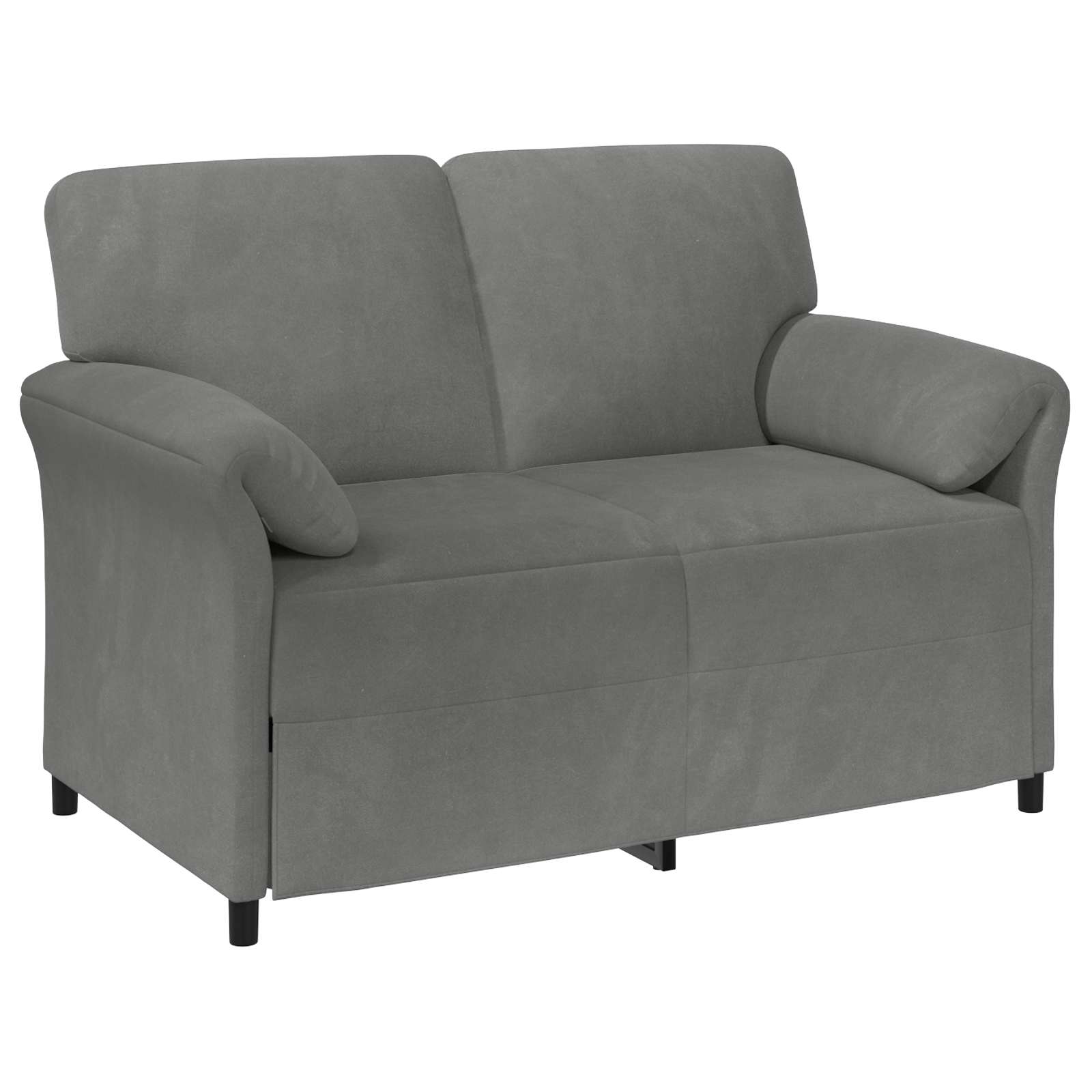 2-Zits Sofa Donkergrijs 138 x 83 x 95 cm Fluweel is nu te koop bij PeponiXL, paradijselijk wonen!