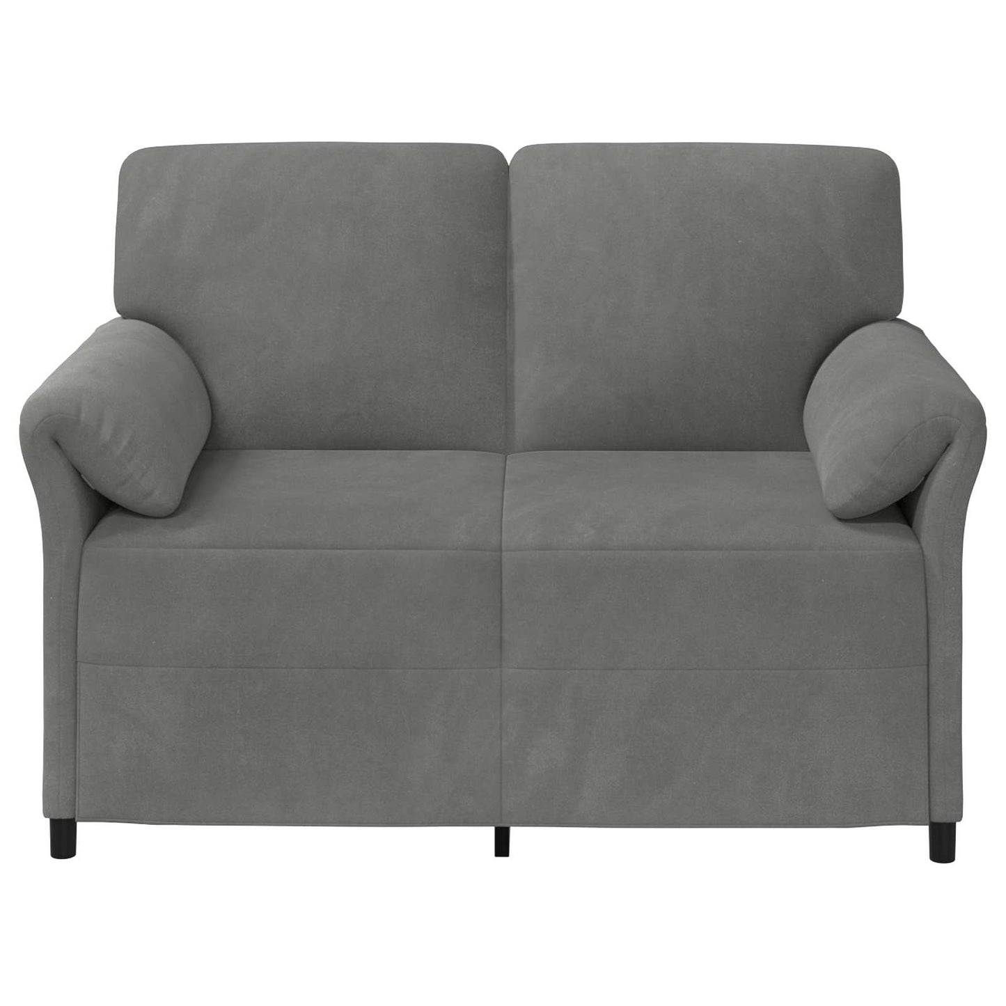 2-Zits Sofa Donkergrijs 138 x 83 x 95 cm Fluweel is nu te koop bij PeponiXL, paradijselijk wonen!