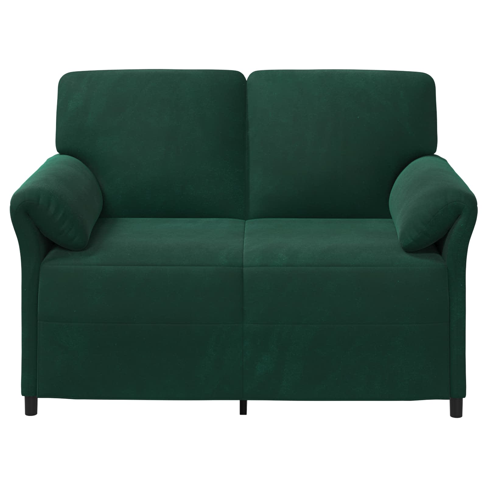 2-Zits Sofa Donkergroen 138 x 83 x 95 cm Fluweel is nu te koop bij PeponiXL, paradijselijk wonen!