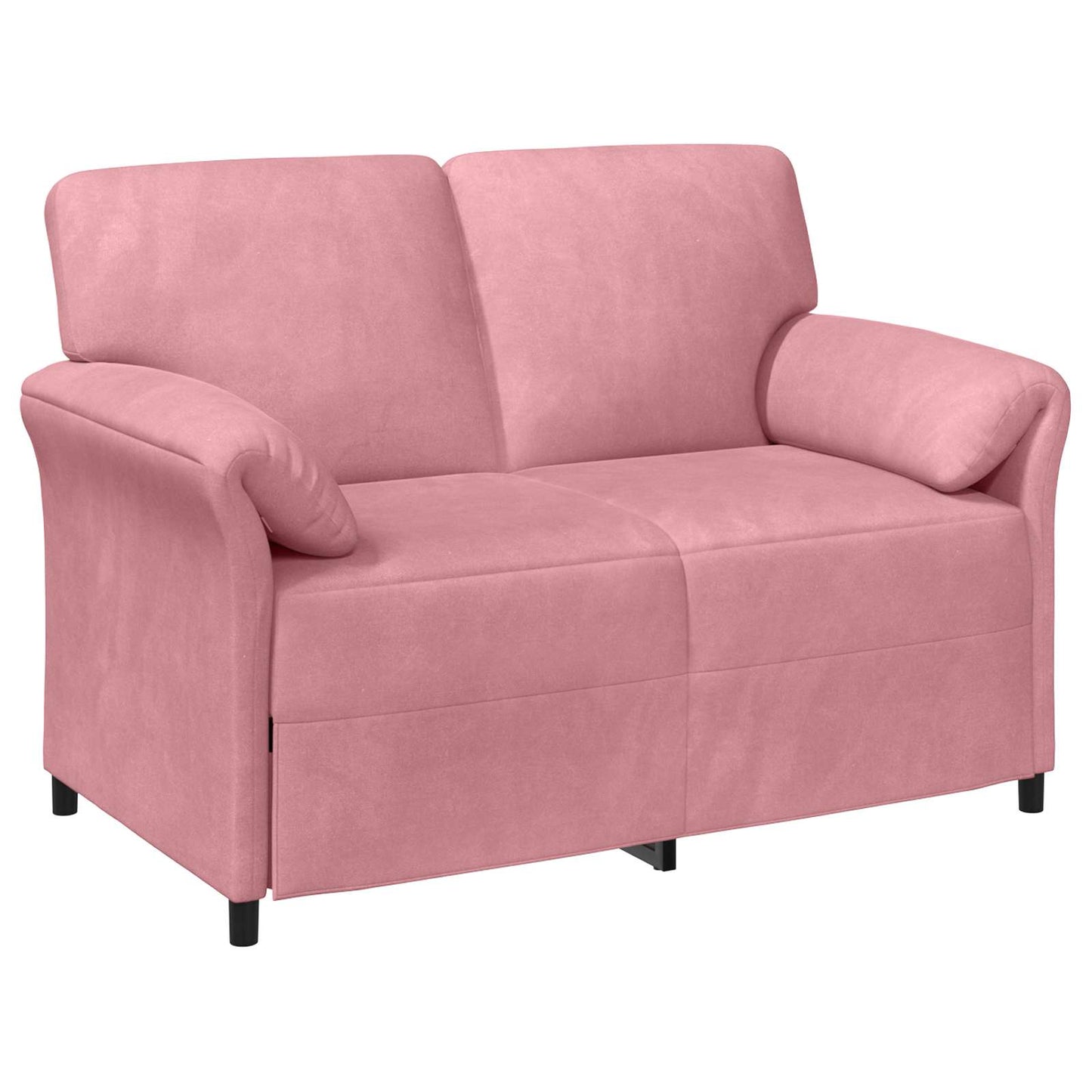 2-Zits Sofa Roze 138 x 83 x 95 cm Fluweel is nu te koop bij PeponiXL, paradijselijk wonen!