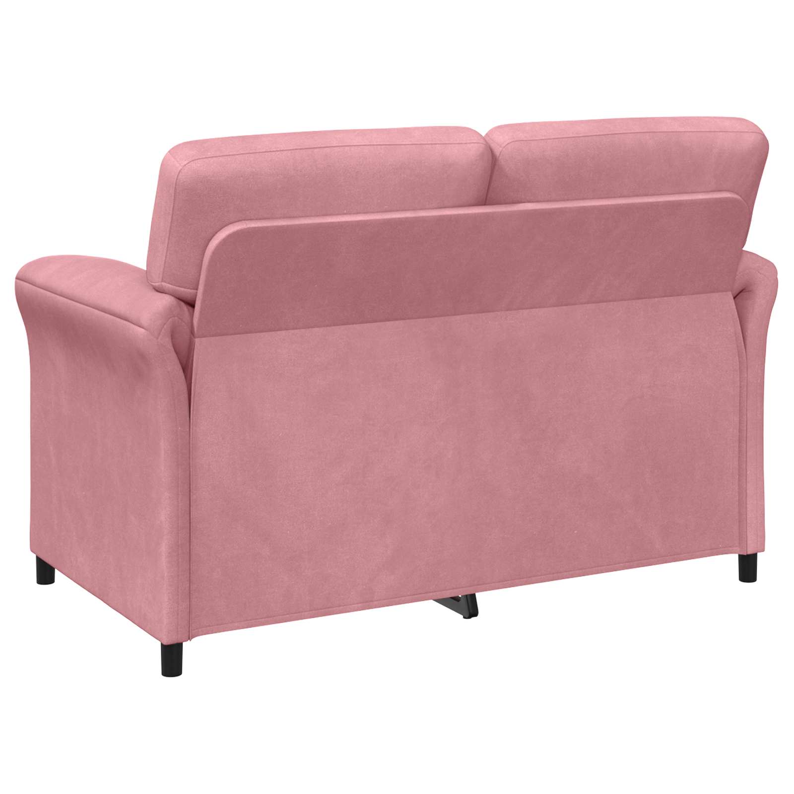2-Zits Sofa Roze 138 x 83 x 95 cm Fluweel is nu te koop bij PeponiXL, paradijselijk wonen!