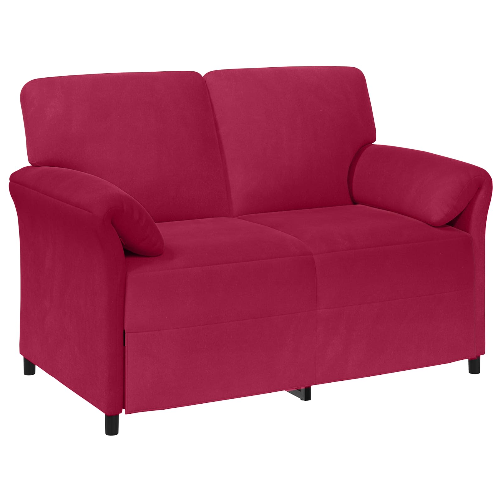 2-Zits Sofa Wijnrood 138 x 83 x 95 cm Fluweel is nu te koop bij PeponiXL, paradijselijk wonen!