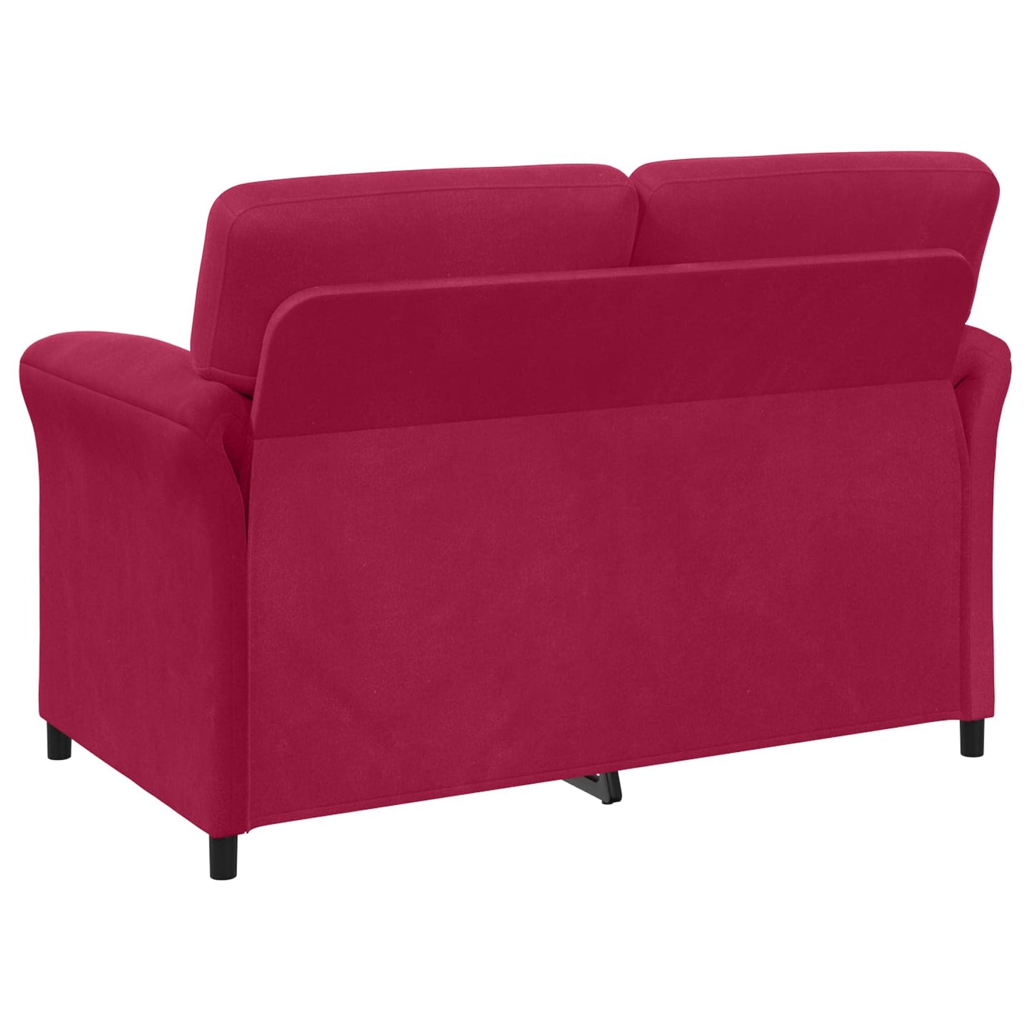 2-Zits Sofa Wijnrood 138 x 83 x 95 cm Fluweel is nu te koop bij PeponiXL, paradijselijk wonen!