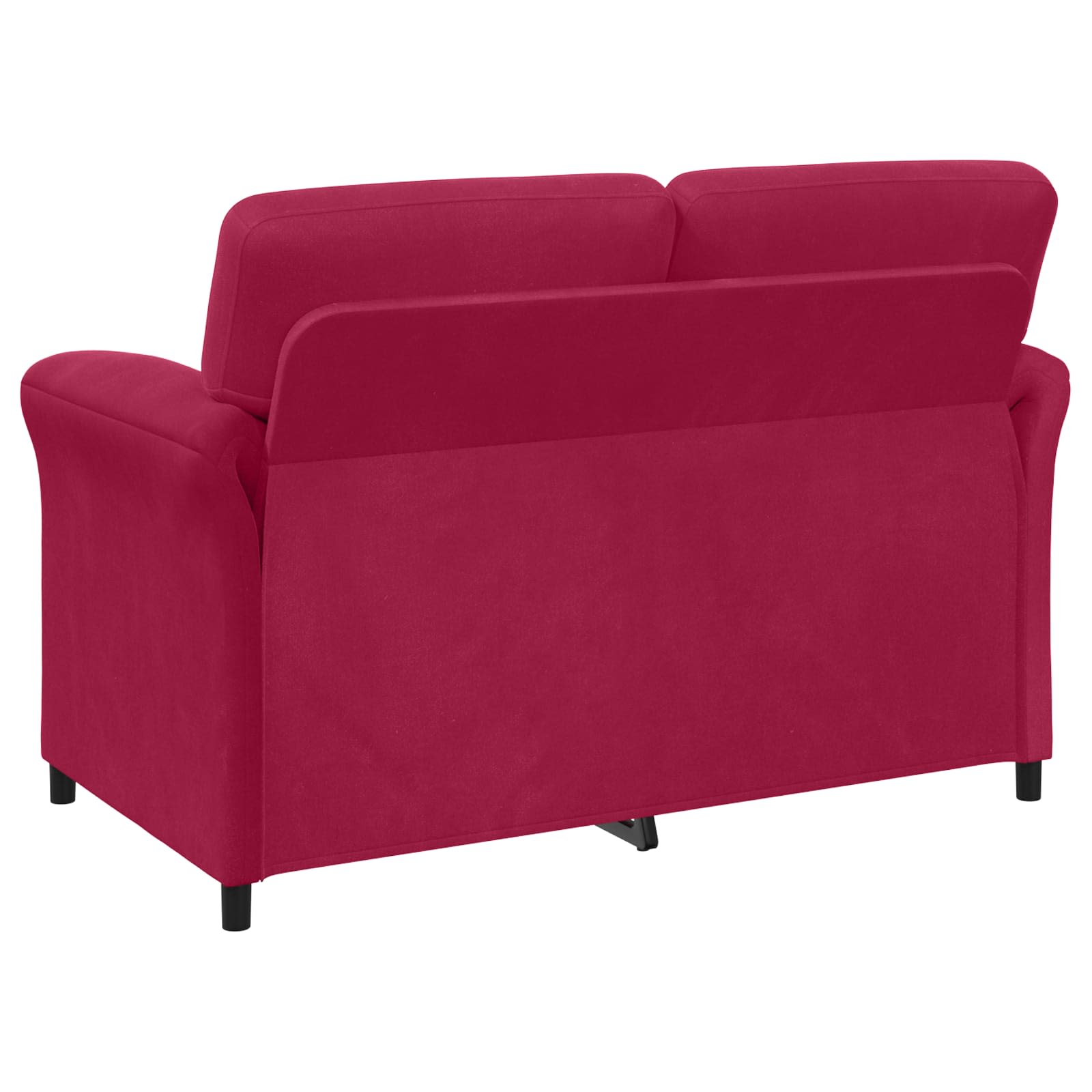 2-Zits Sofa Wijnrood 138 x 83 x 95 cm Fluweel is nu te koop bij PeponiXL, paradijselijk wonen!