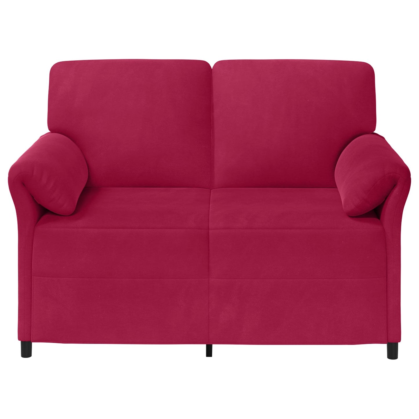 2-Zits Sofa Wijnrood 138 x 83 x 95 cm Fluweel is nu te koop bij PeponiXL, paradijselijk wonen!