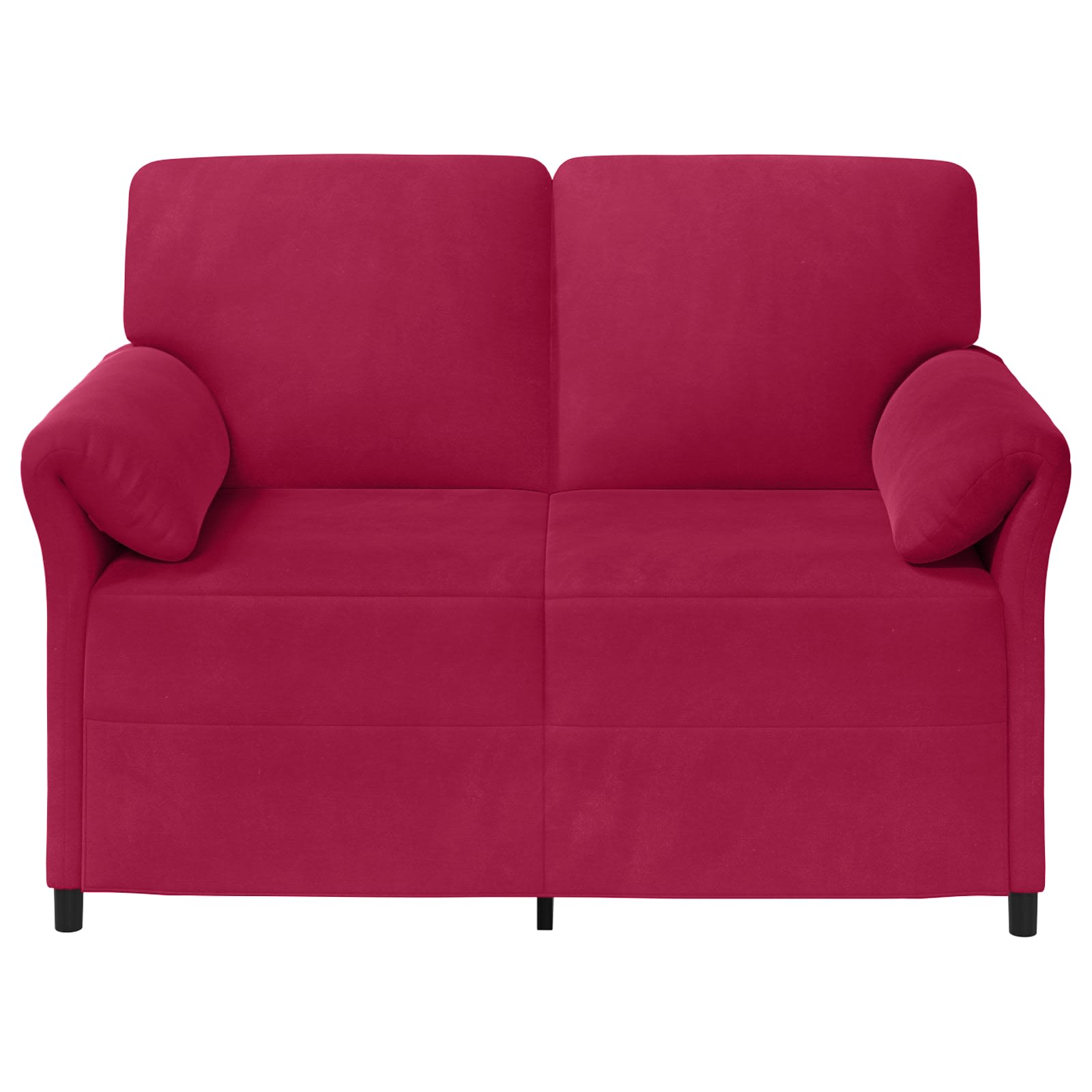 2-Zits Sofa Wijnrood 138 x 83 x 95 cm Fluweel is nu te koop bij PeponiXL, paradijselijk wonen!