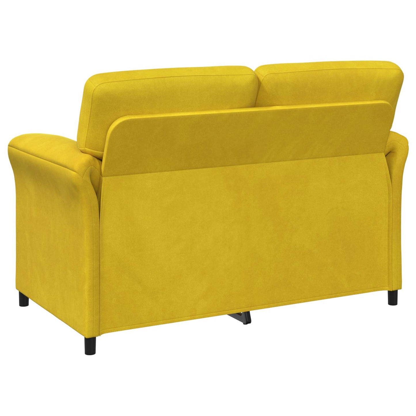 2-Zits Sofa Geel 138 x 83 x 95 cm Fluweel is nu te koop bij PeponiXL, paradijselijk wonen!