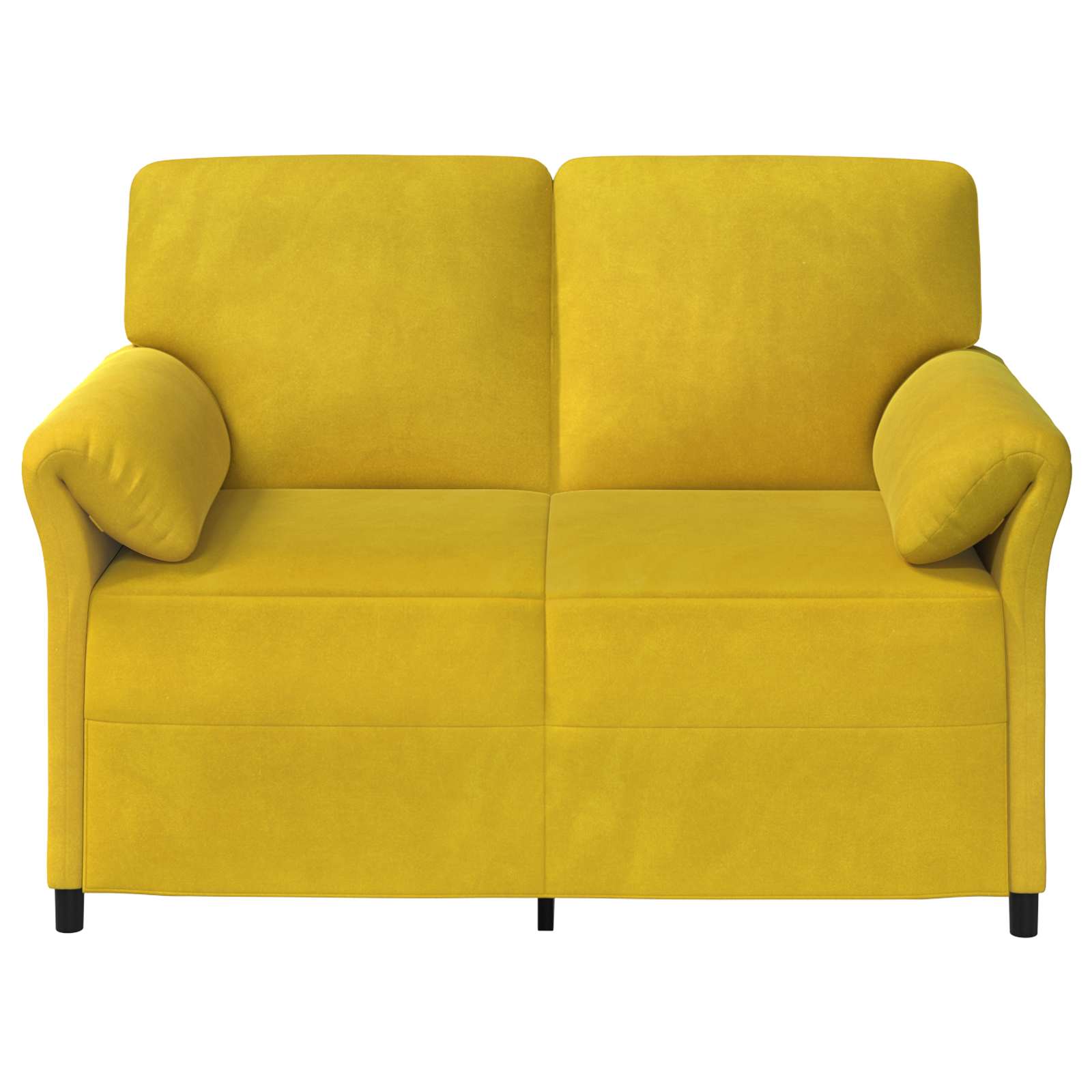 2-Zits Sofa Geel 138 x 83 x 95 cm Fluweel is nu te koop bij PeponiXL, paradijselijk wonen!
