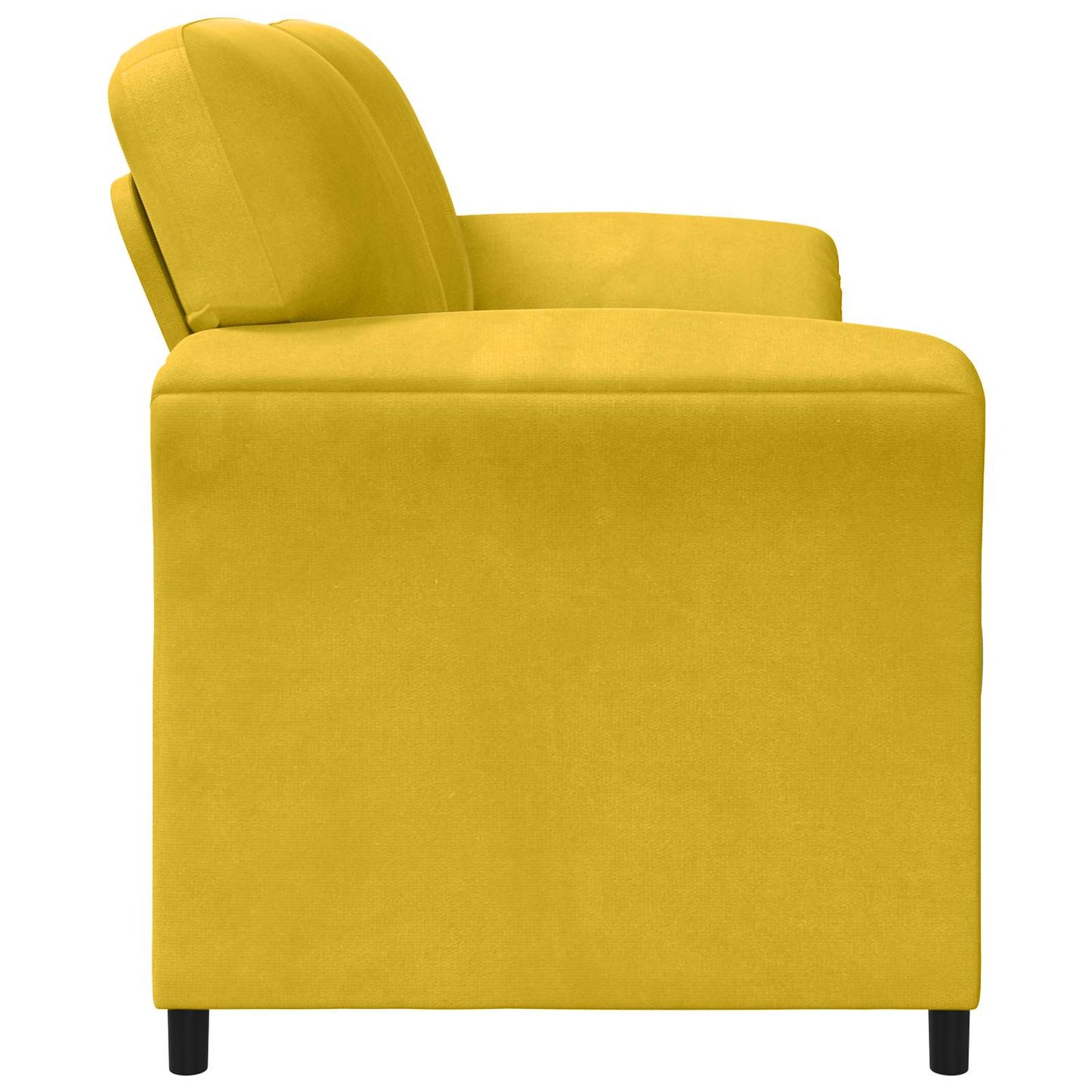 2-Zits Sofa Geel 138 x 83 x 95 cm Fluweel is nu te koop bij PeponiXL, paradijselijk wonen!