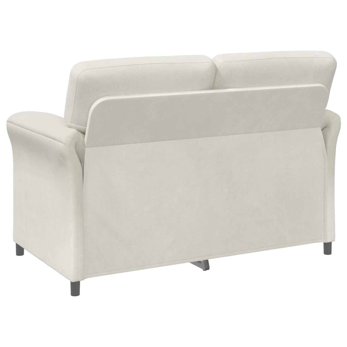 2-Zits Sofa Crèmekleurig 138 x 83 x 95 cm Fluweel is nu te koop bij PeponiXL, paradijselijk wonen!