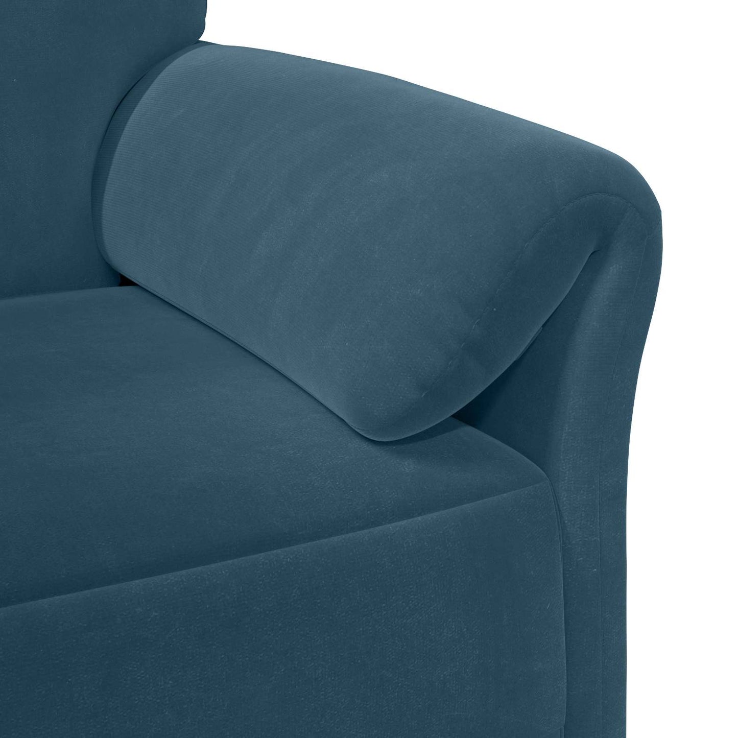 2-Zits Sofa Blauw 138 x 83 x 95 cm Fluweel is nu te koop bij PeponiXL, paradijselijk wonen!
