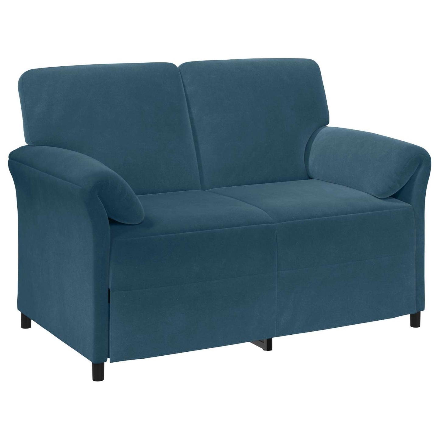 2-Zits Sofa Blauw 138 x 83 x 95 cm Fluweel is nu te koop bij PeponiXL, paradijselijk wonen!