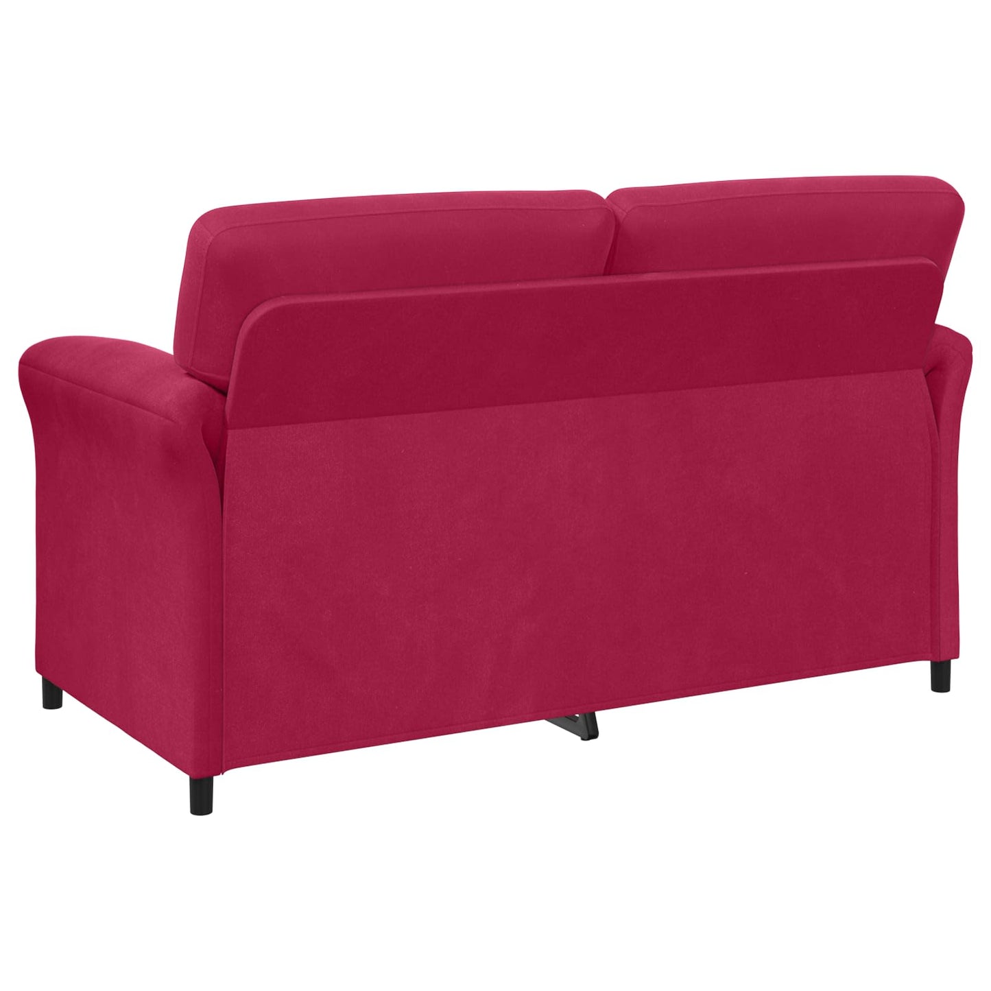 2-Zits Sofa Wijnrood 158 x 83 x 95 cm Fluweel is nu te koop bij PeponiXL, paradijselijk wonen!