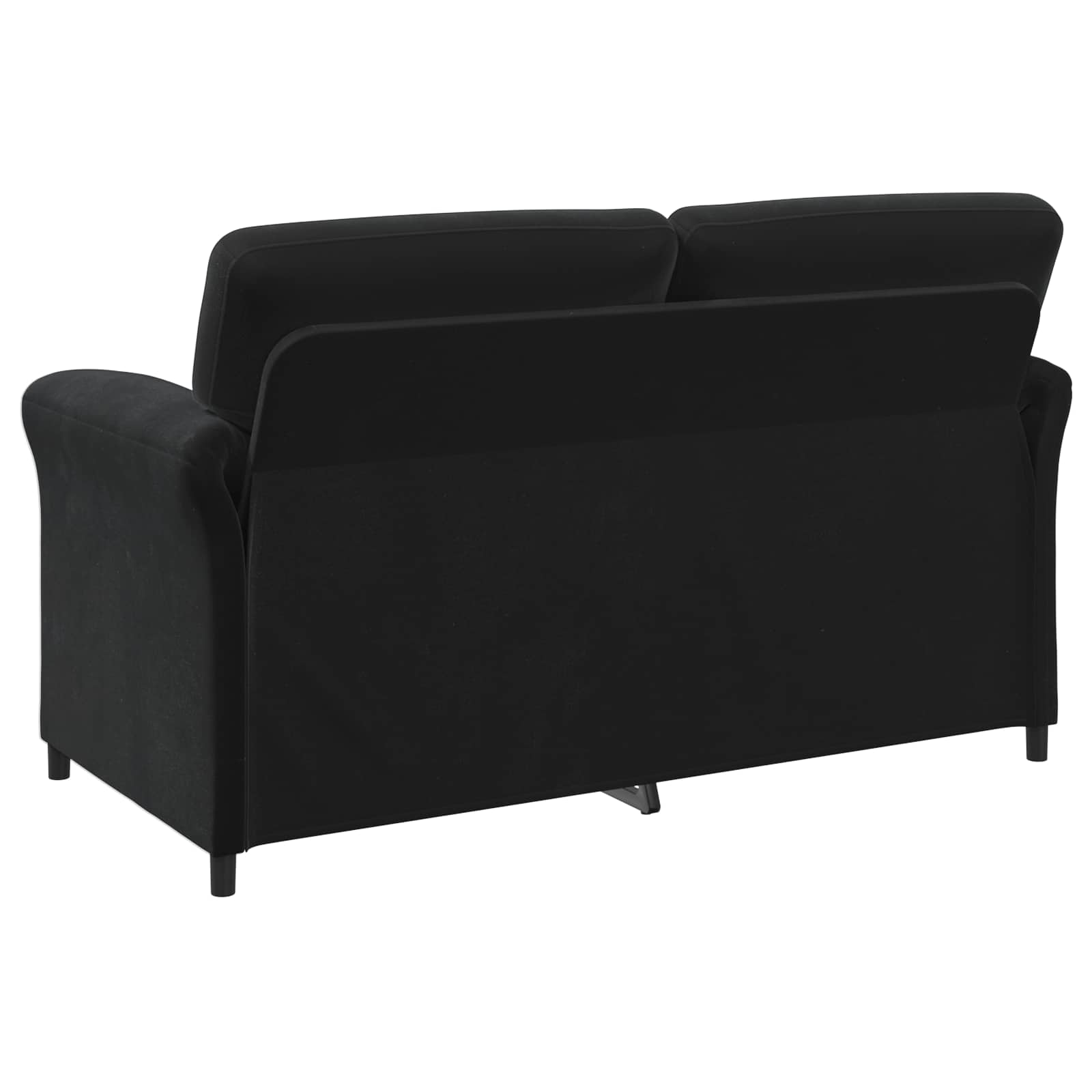 2-Zits Sofa Zwart 158 x 83 x 95 cm Fluweel is nu te koop bij PeponiXL, paradijselijk wonen!