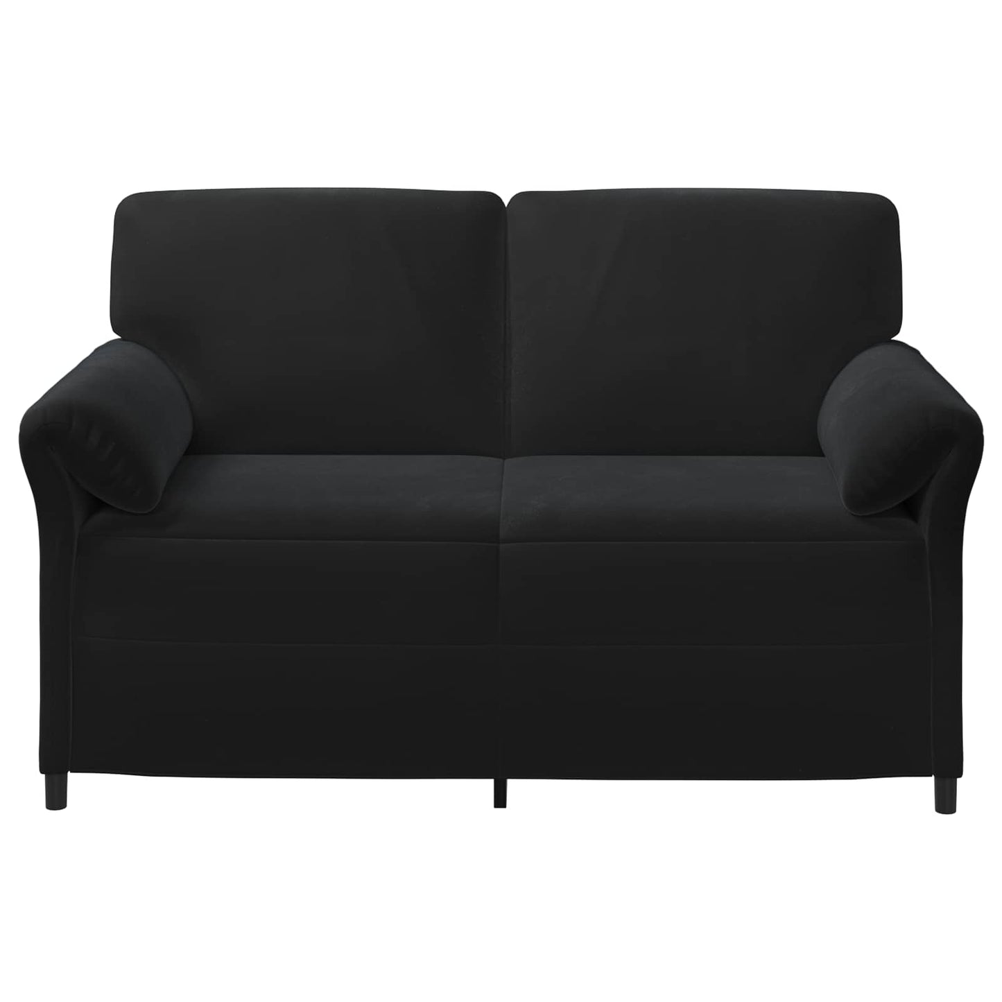 2-Zits Sofa Zwart 158 x 83 x 95 cm Fluweel is nu te koop bij PeponiXL, paradijselijk wonen!