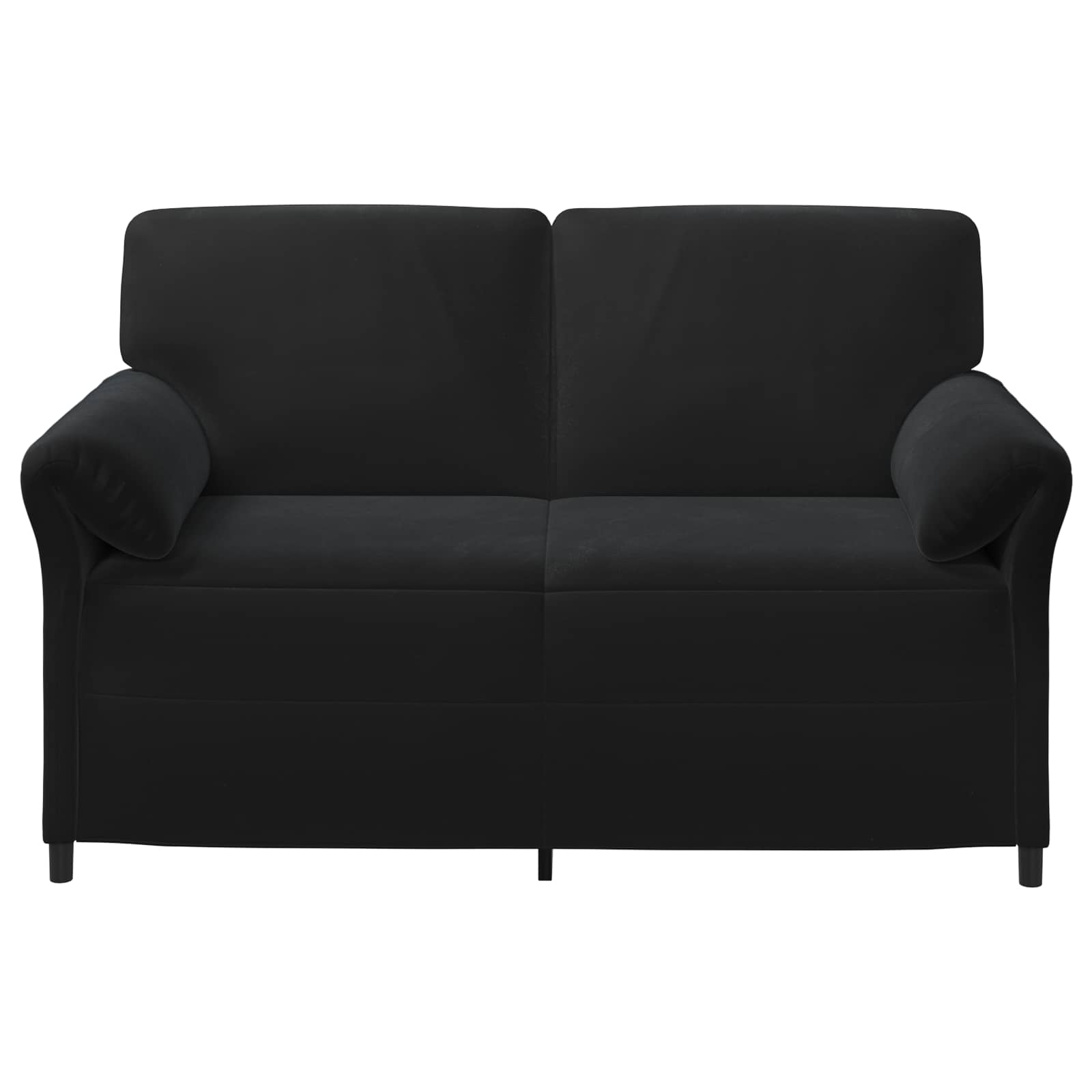 2-Zits Sofa Zwart 158 x 83 x 95 cm Fluweel is nu te koop bij PeponiXL, paradijselijk wonen!