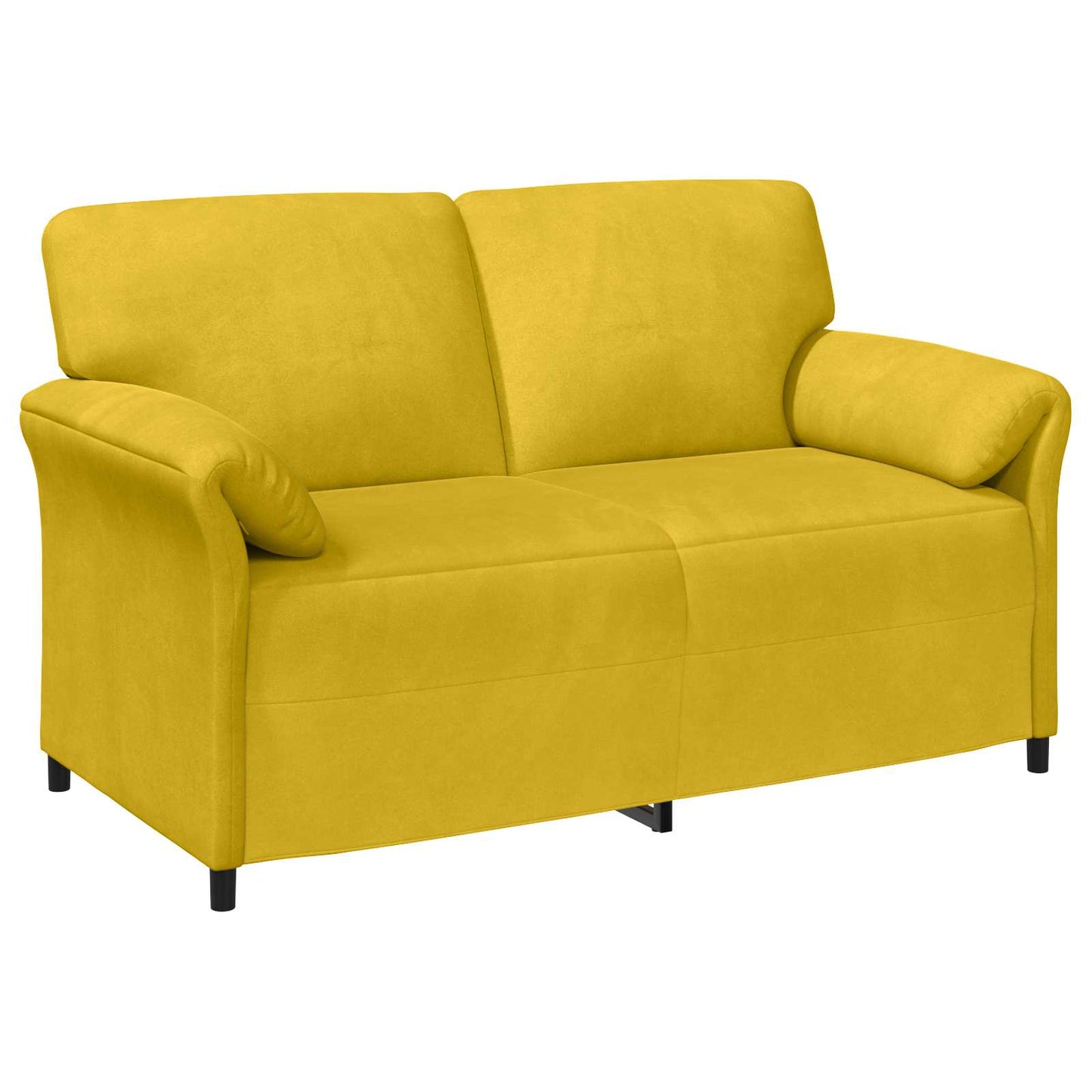 2-Zits Sofa Geel 158 x 83 x 95 cm Fluweel is nu te koop bij PeponiXL, paradijselijk wonen!