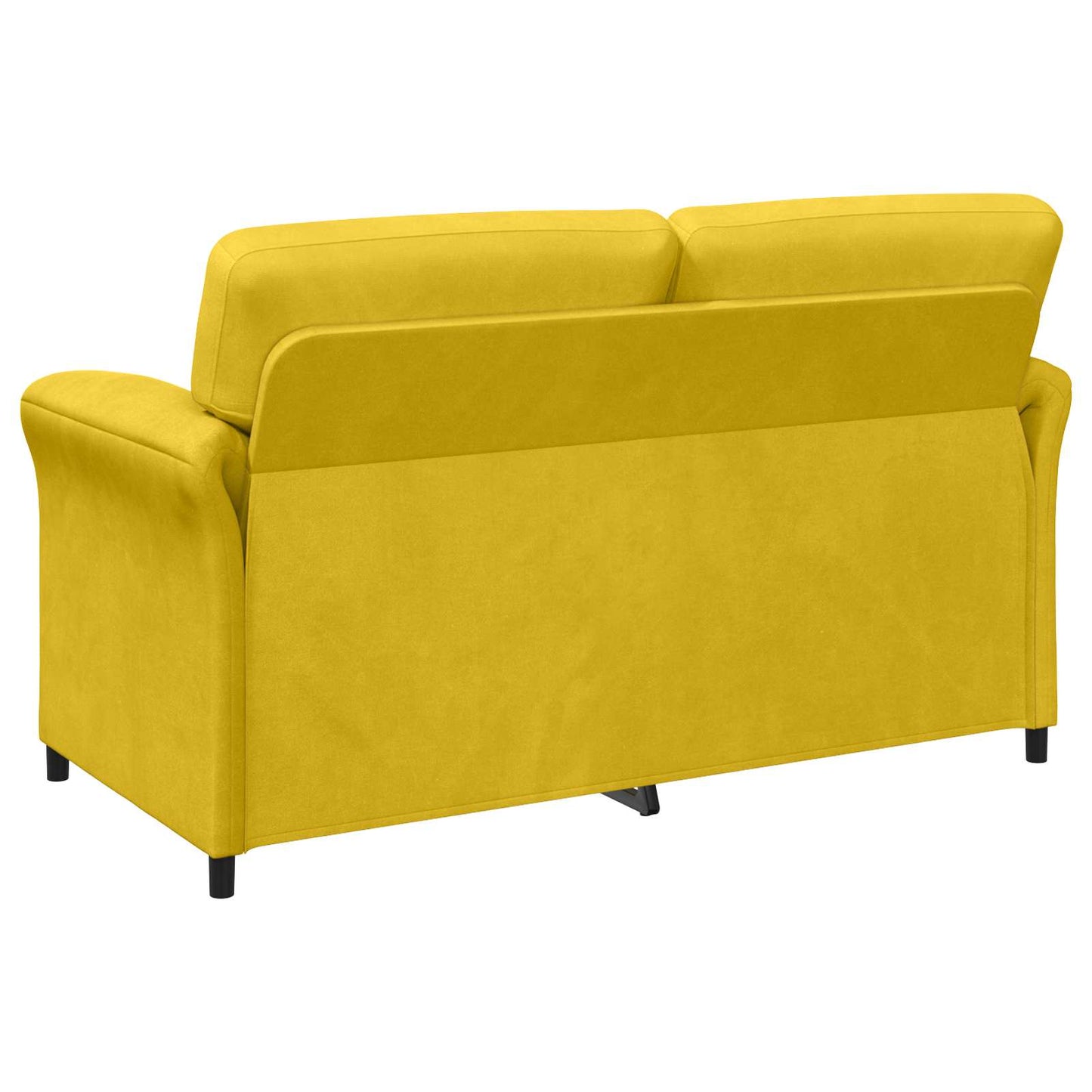 2-Zits Sofa Geel 158 x 83 x 95 cm Fluweel is nu te koop bij PeponiXL, paradijselijk wonen!