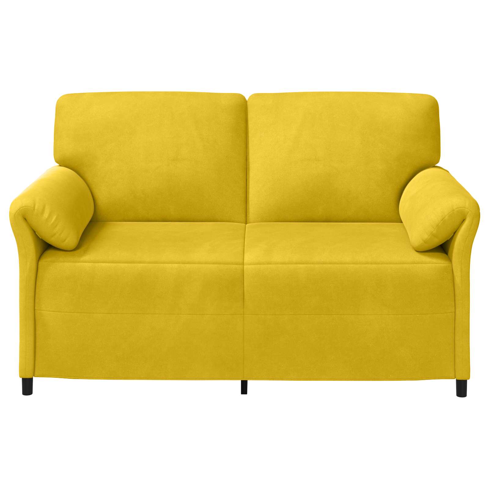 2-Zits Sofa Geel 158 x 83 x 95 cm Fluweel is nu te koop bij PeponiXL, paradijselijk wonen!
