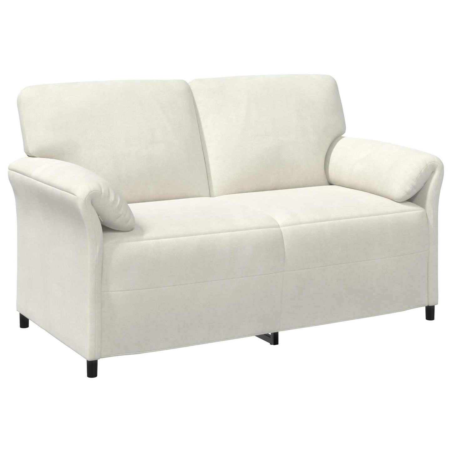 2-Zits Sofa Crèmekleurig 158 x 83 x 95 cm Fluweel is nu te koop bij PeponiXL, paradijselijk wonen!