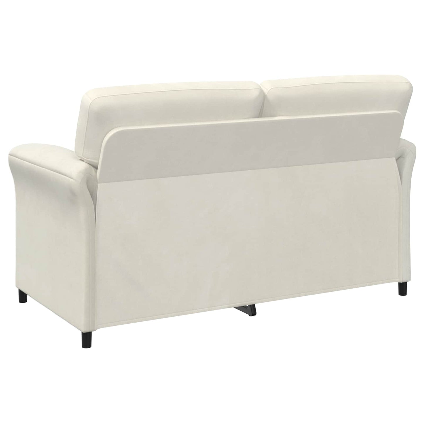 2-Zits Sofa Crèmekleurig 158 x 83 x 95 cm Fluweel is nu te koop bij PeponiXL, paradijselijk wonen!